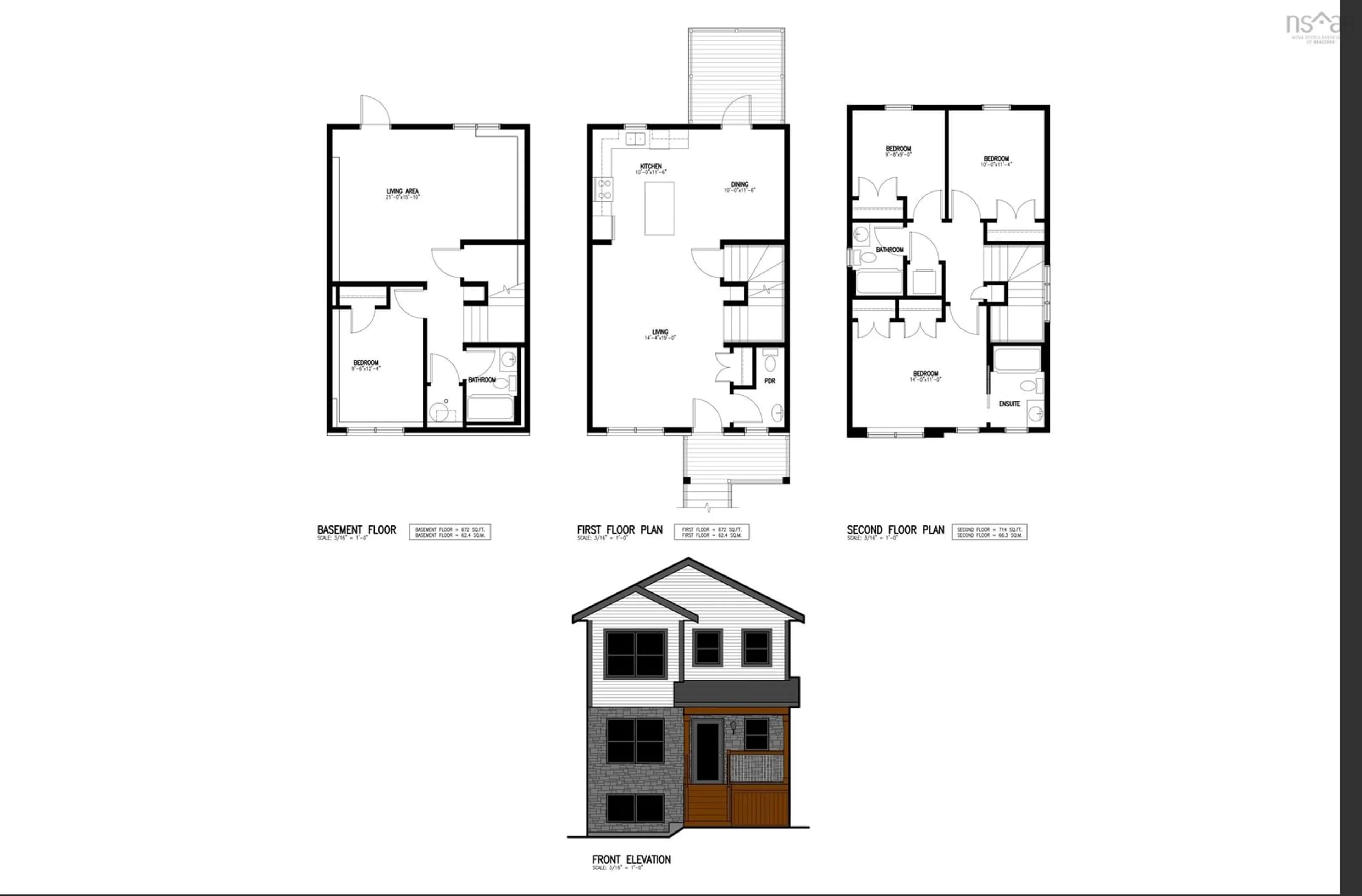Floor plan for 183 Darner Dr #DA-54, Beaver Bank Nova Scotia B4G 1C1