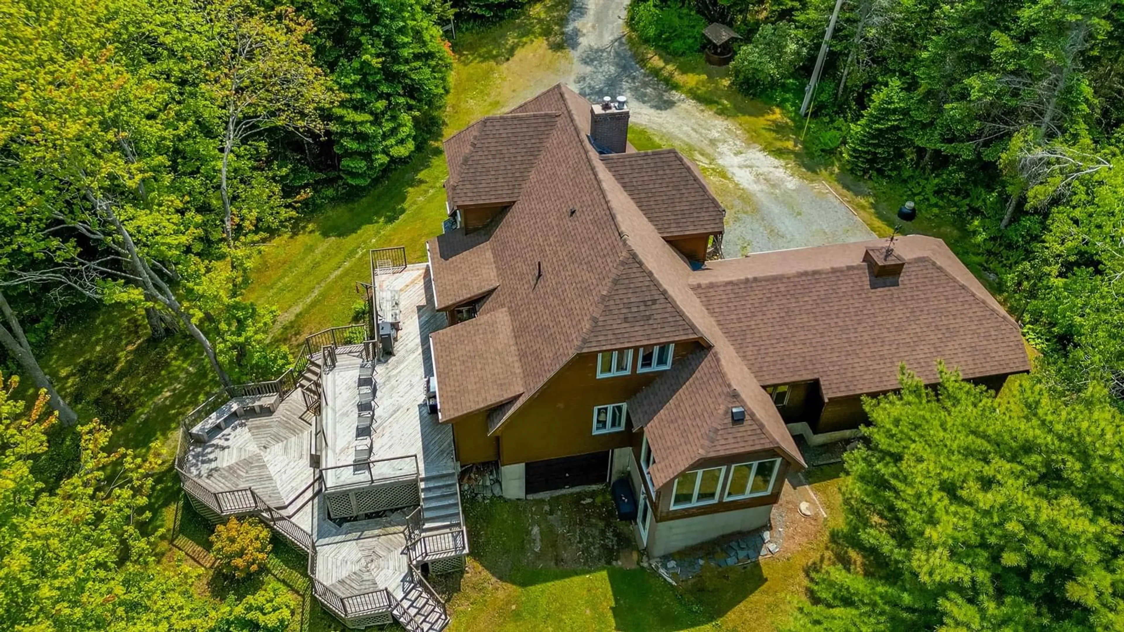A pic from outside/outdoor area/front of a property/back of a property/a pic from drone, building for 65 Shore Rd, Mount Pleasant Nova Scotia B0T 1K0