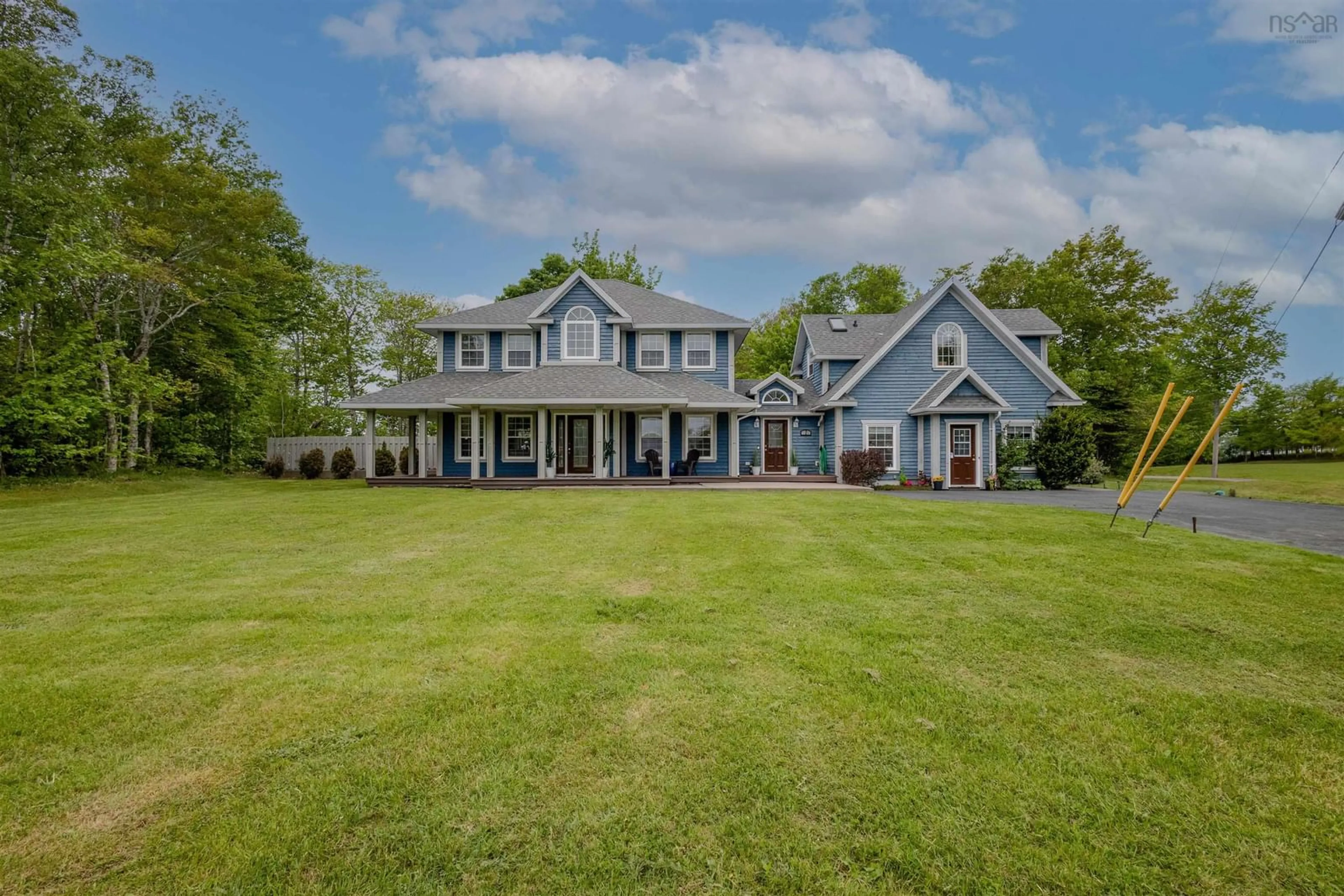 A pic from outside/outdoor area/front of a property/back of a property/a pic from drone, water/lake/river/ocean view for 7 Delta Dr, Howie Centre Nova Scotia B1L 1G9