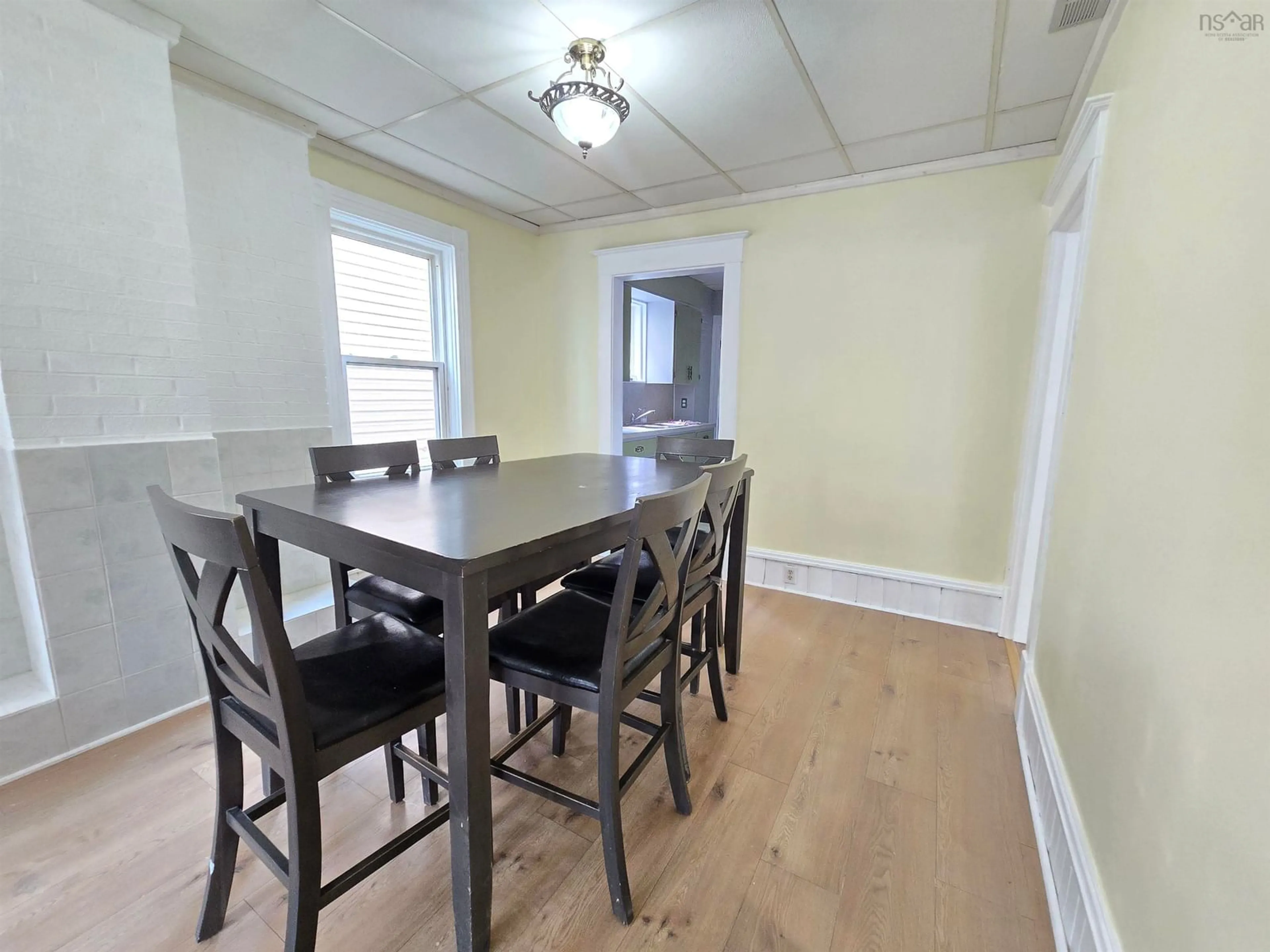 Dining room, wood/laminate floor for 459 Bentinck St, Sydney Nova Scotia B1S 2Y8