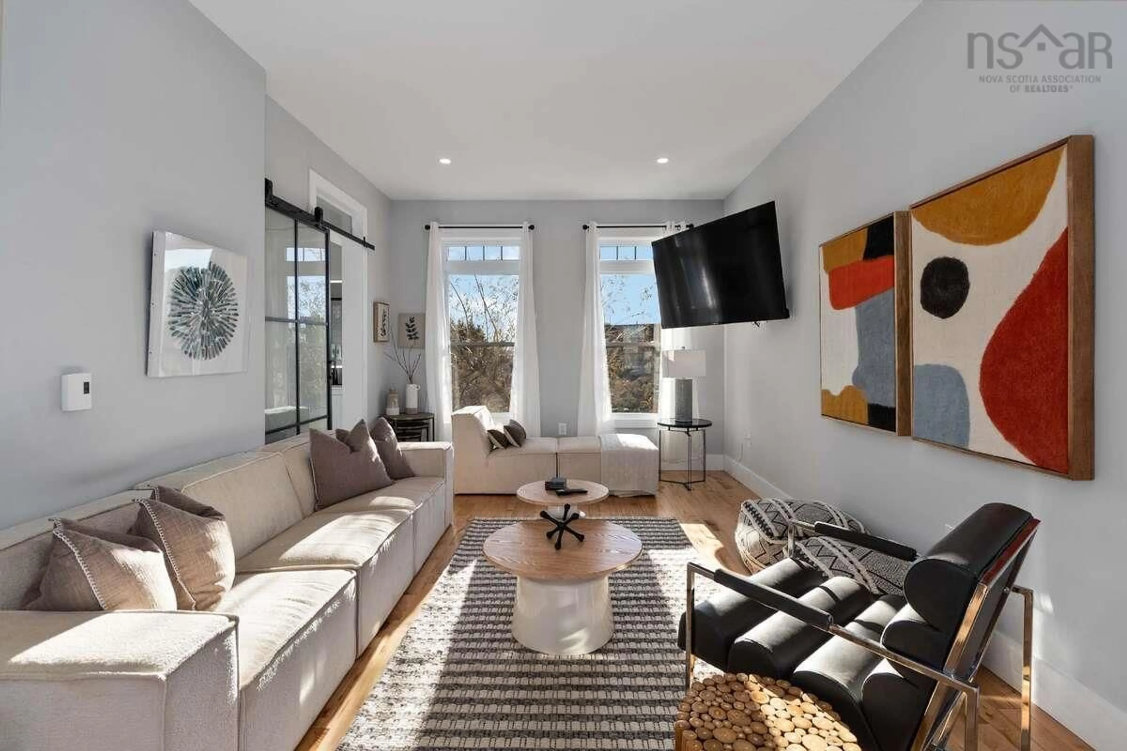 Living room with furniture, unknown for 693 Masons Beach Rd #3, First South Nova Scotia B0J 2C0