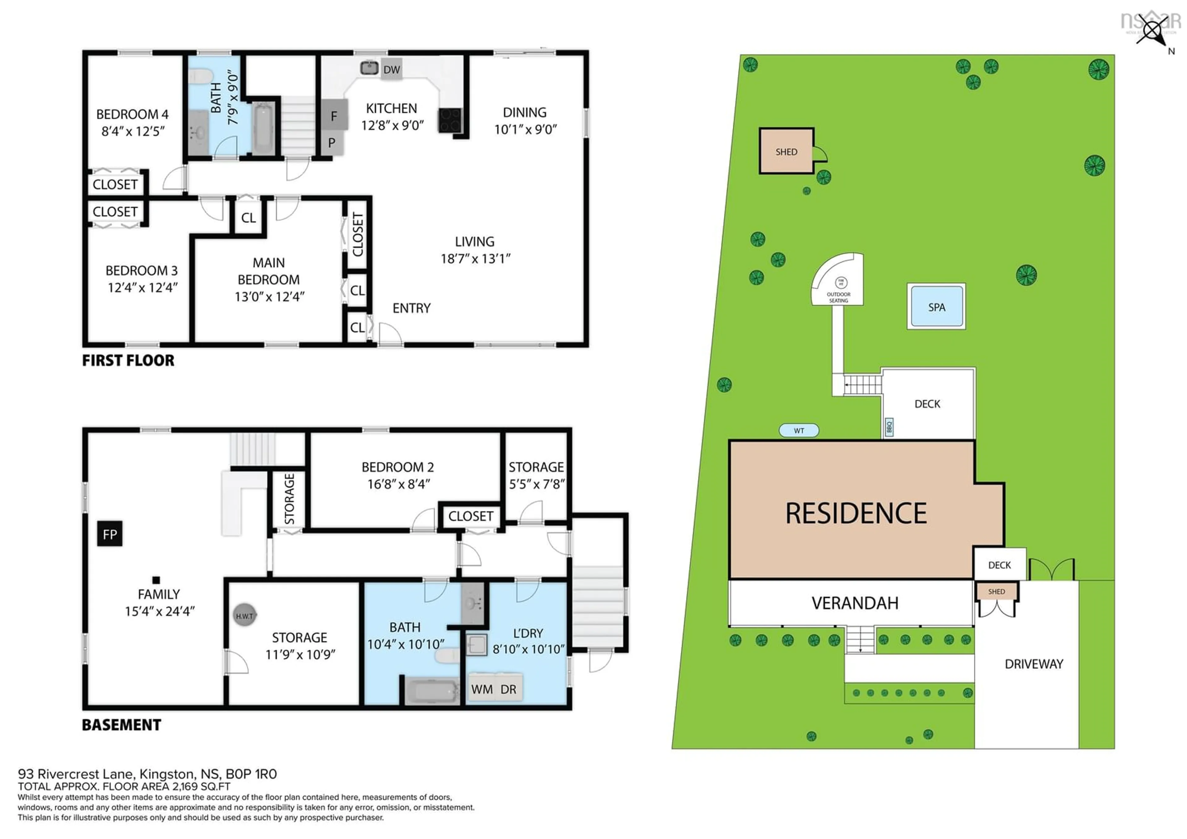 Floor plan for 93 Rivercrest Lane, Greenwood Nova Scotia B0P 1R0