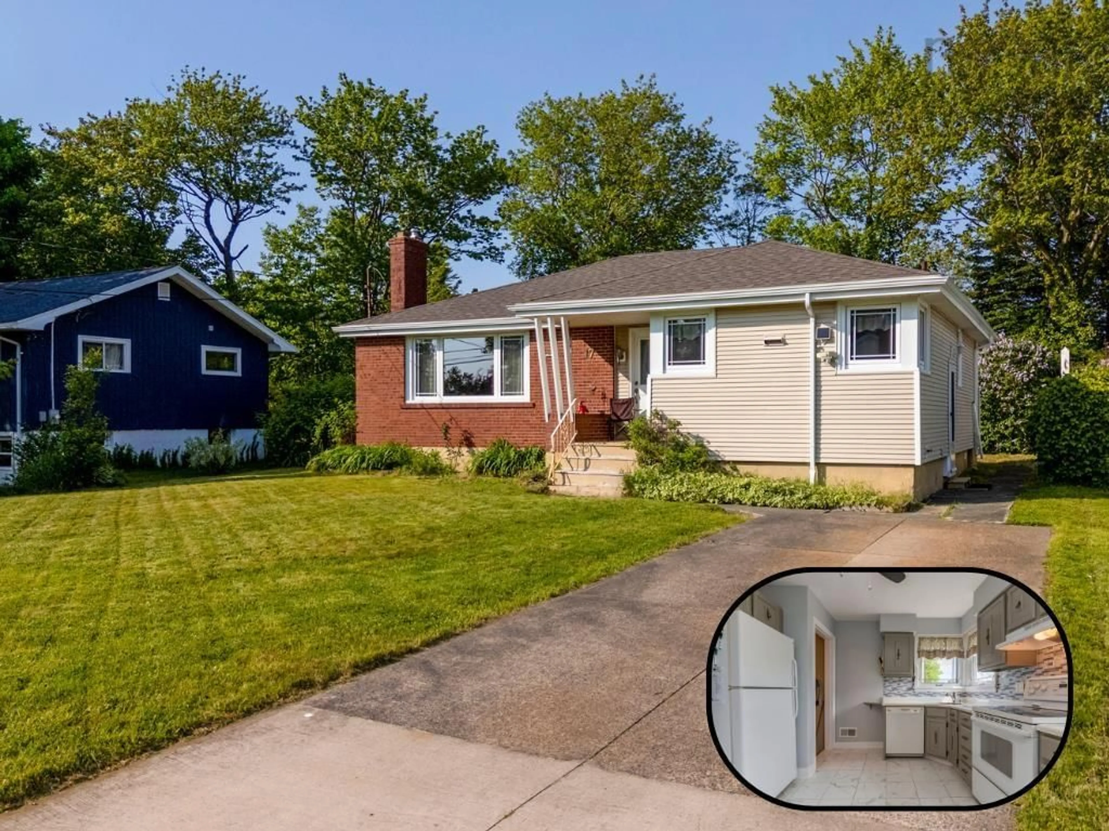 Home with vinyl exterior material, street for 17 Penhorn Dr, Dartmouth Nova Scotia B2Y 3K6