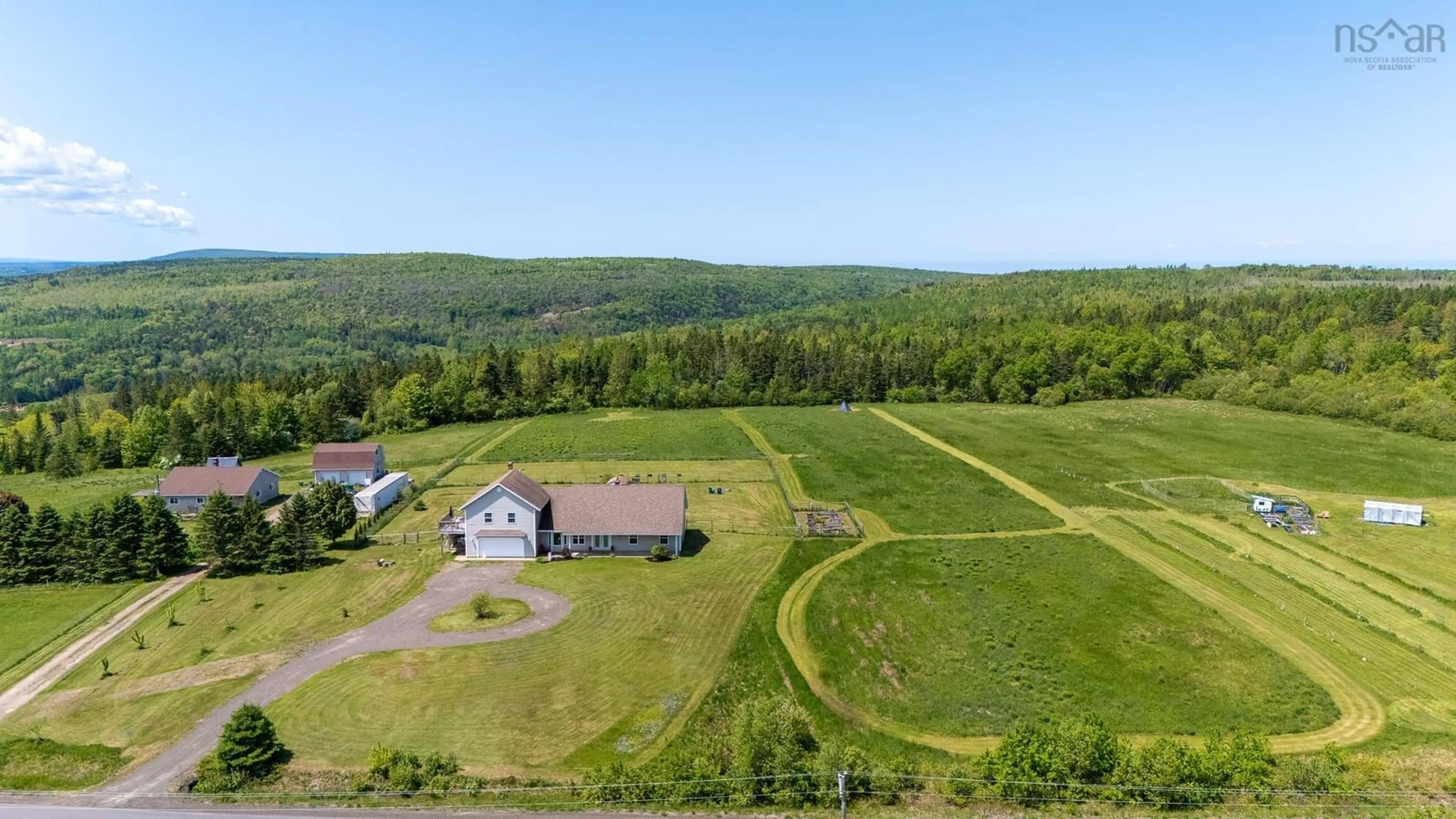 A pic from outside/outdoor area/front of a property/back of a property/a pic from drone, unknown for 909 Stronach Mountain Rd, Melvern Square Nova Scotia B0P 1R0