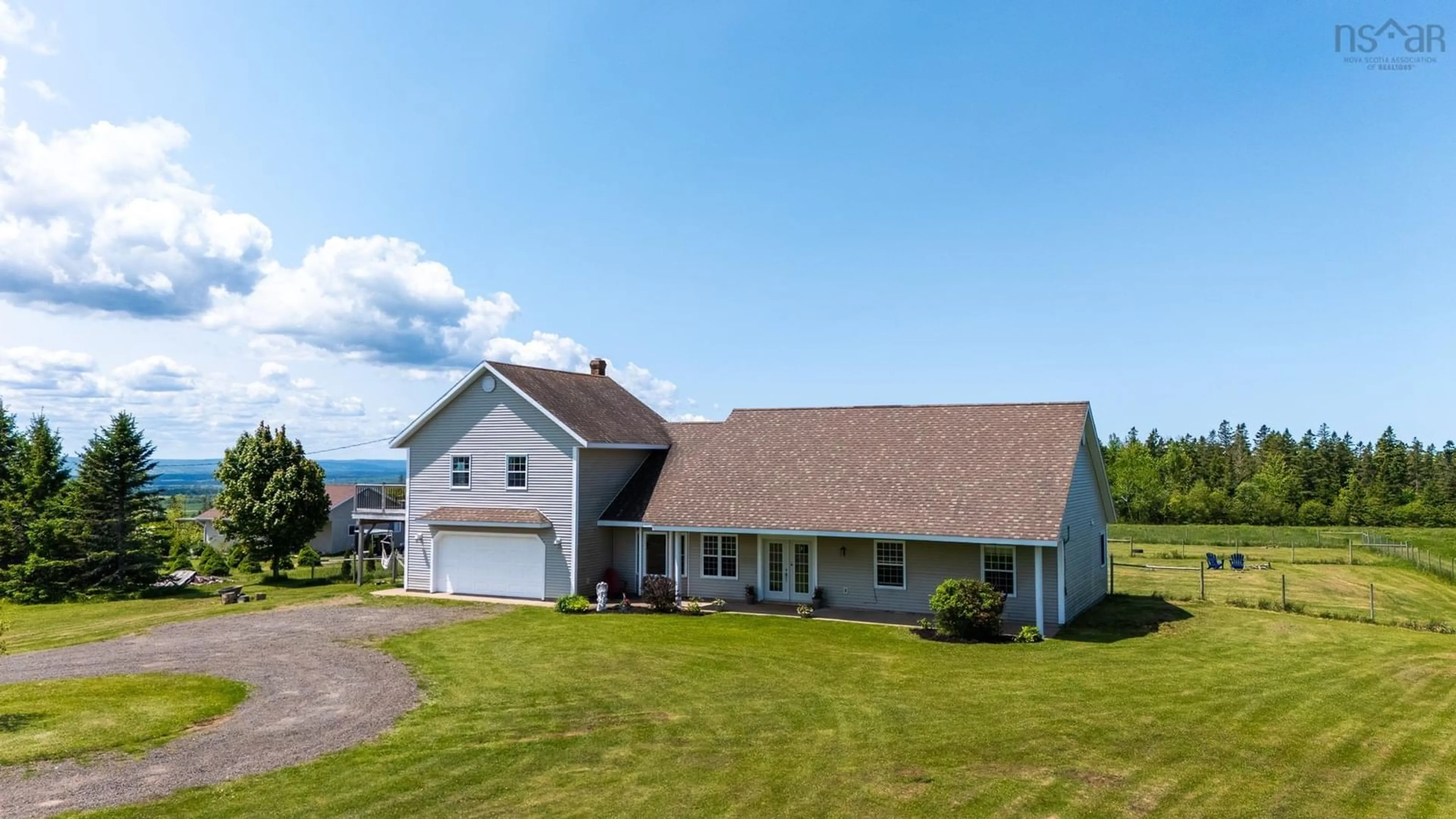 A pic from outside/outdoor area/front of a property/back of a property/a pic from drone, water/lake/river/ocean view for 909 Stronach Mountain Rd, Melvern Square Nova Scotia B0P 1R0