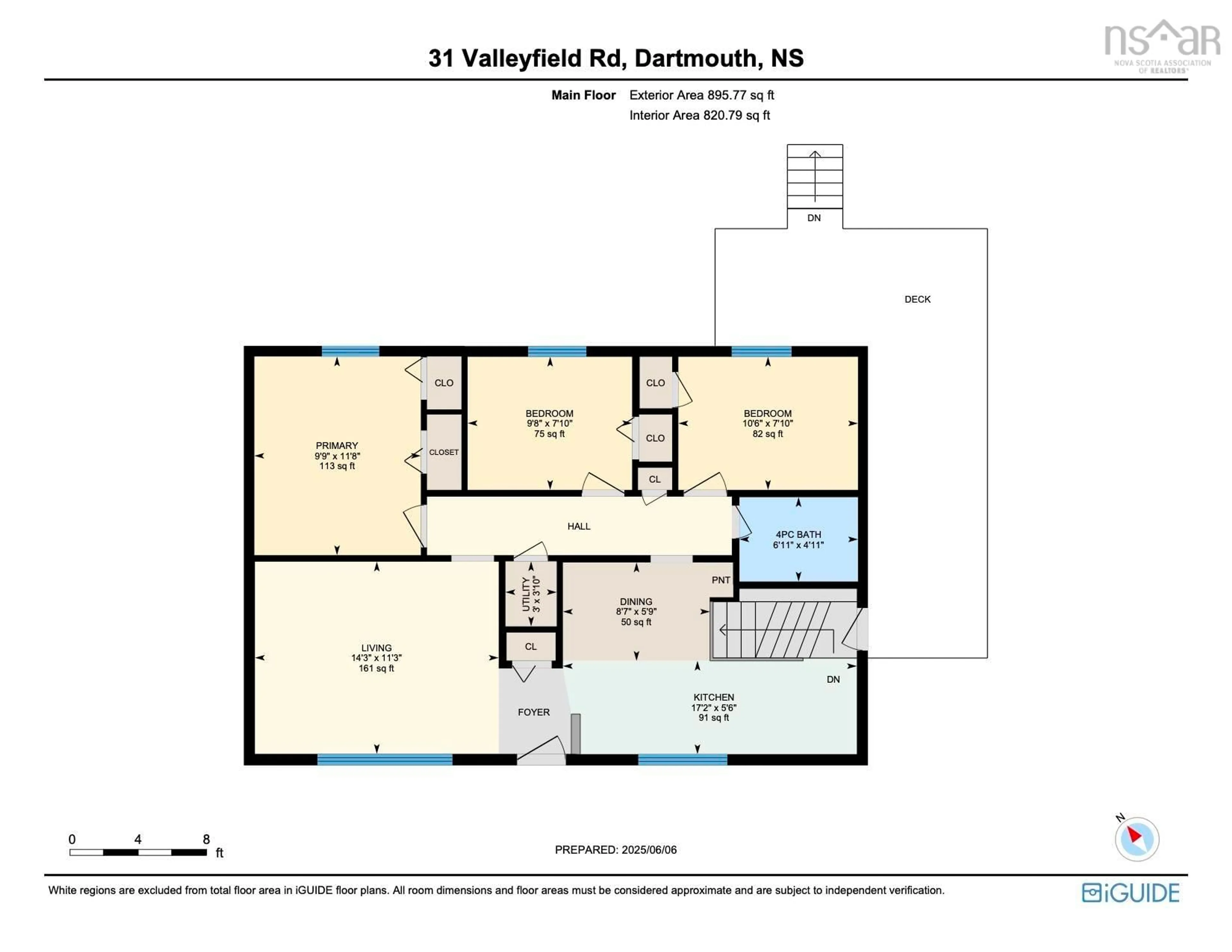 Floor plan for 31 Valleyfield Rd, Dartmouth Nova Scotia B2W 1N4