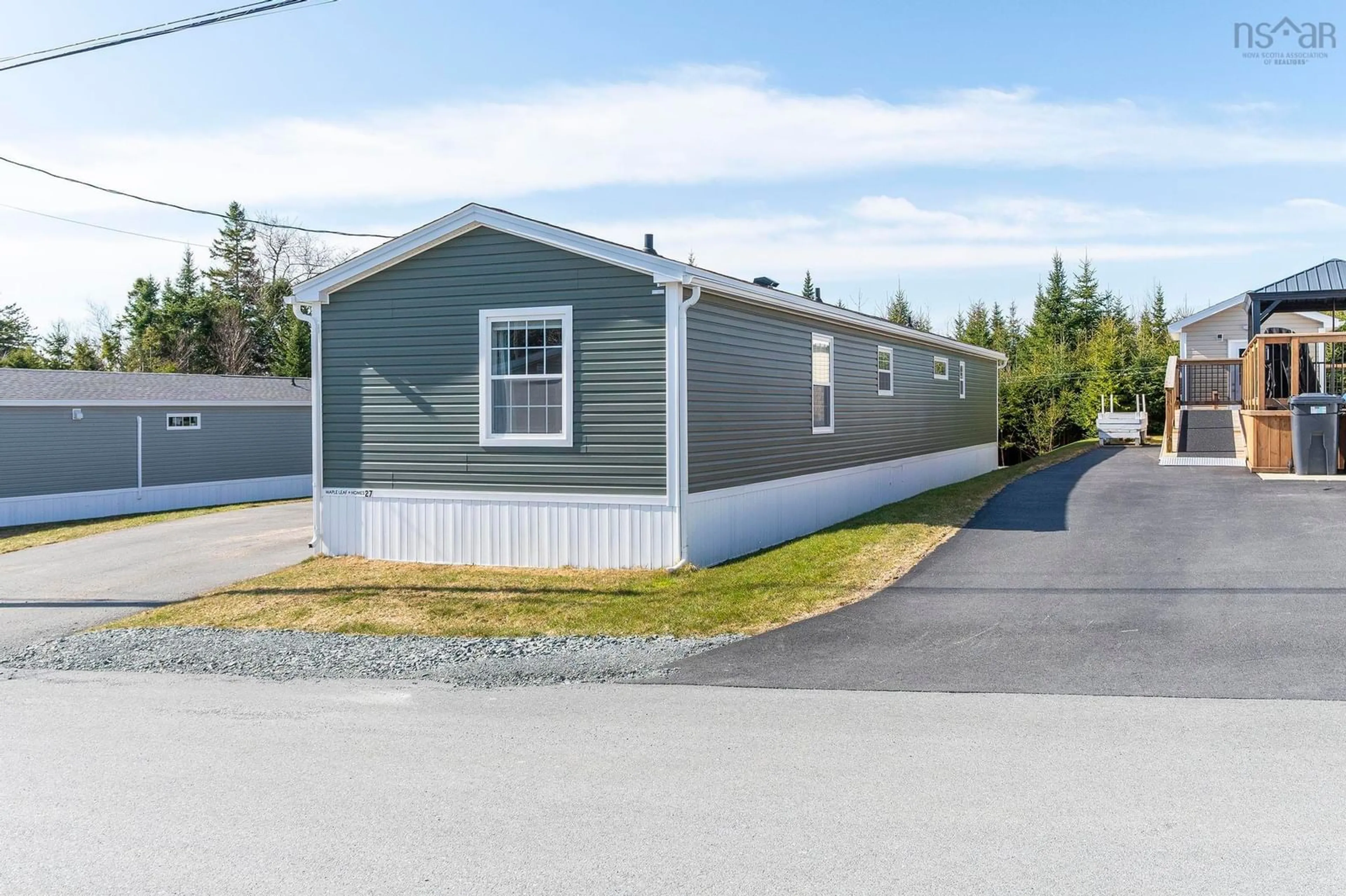Home with vinyl exterior material, street for 27 Eleventh St, Hammonds Plains Nova Scotia B4B 0S3