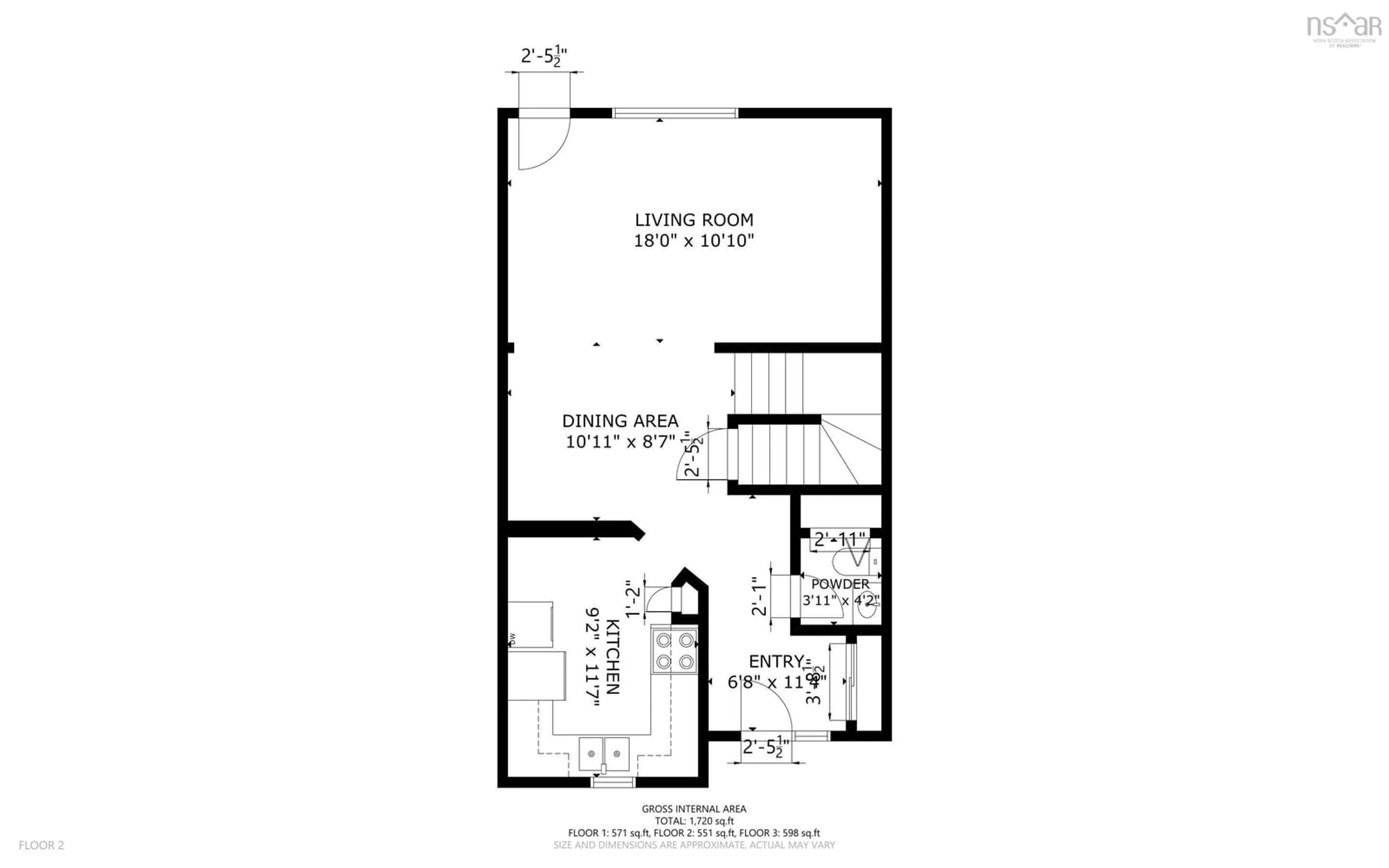Floor plan for 240 Willett St, Halifax Nova Scotia B3M 3C8
