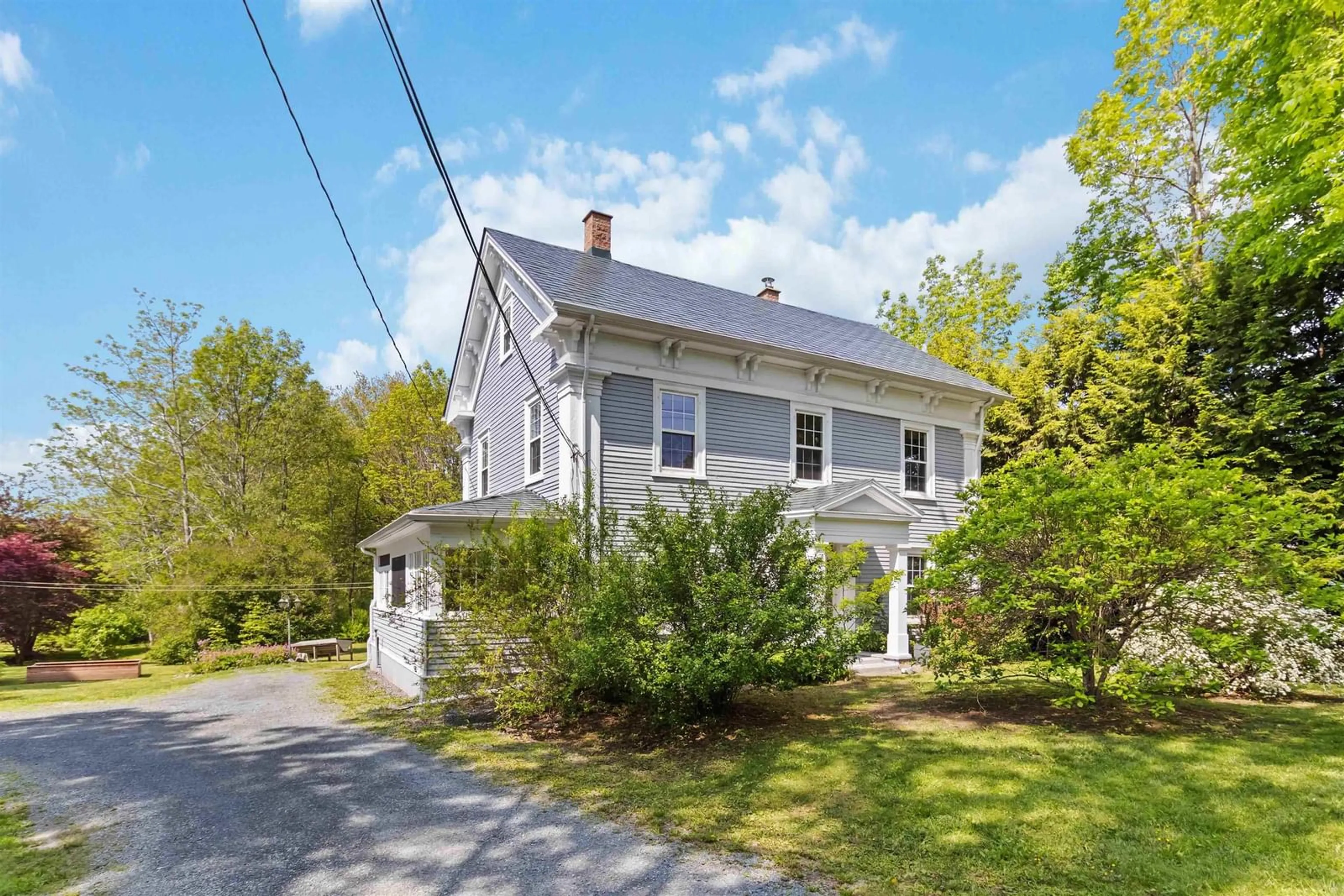 A pic from outside/outdoor area/front of a property/back of a property/a pic from drone, street for 370 Highway 8, Milton Nova Scotia B0T 1P0