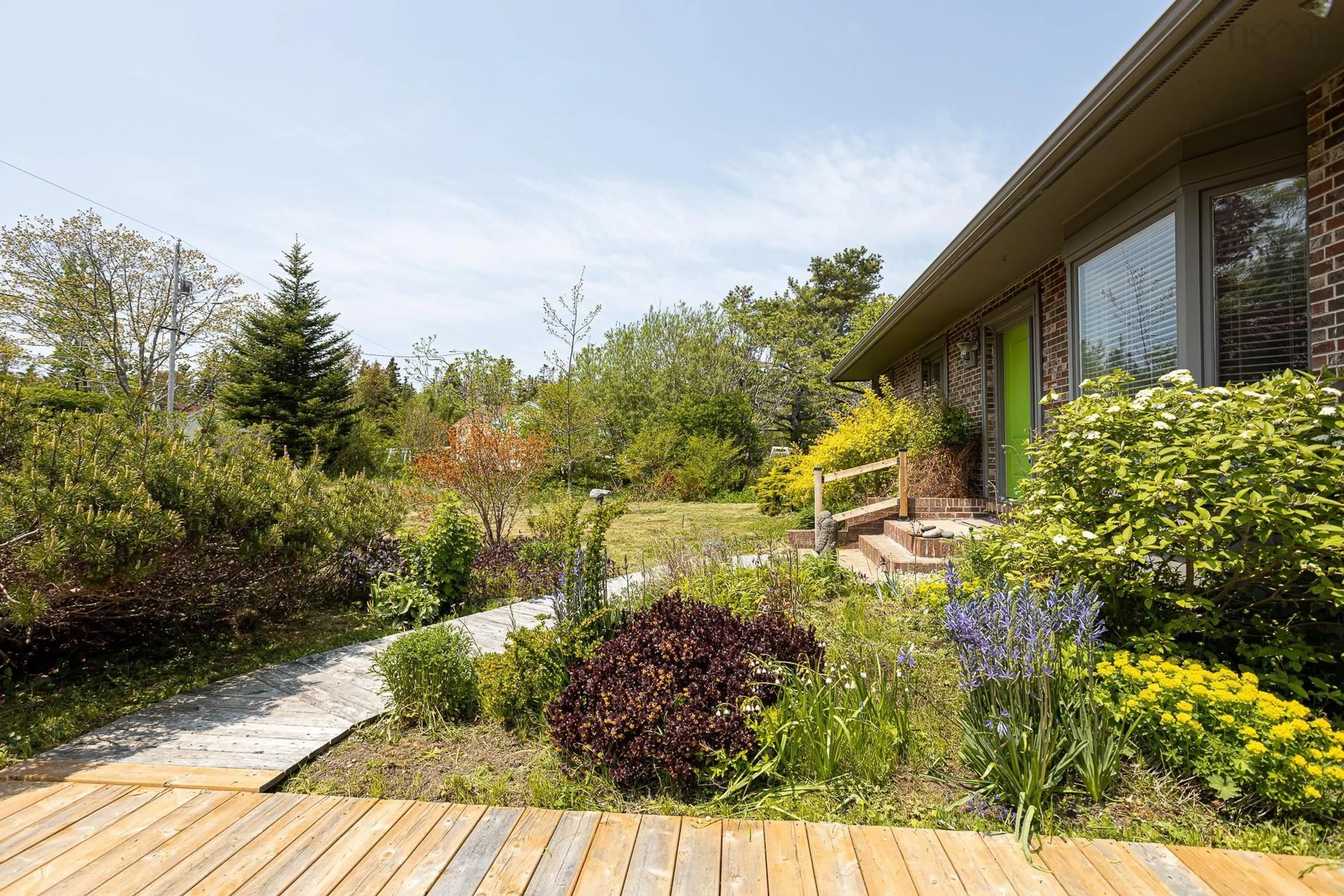 Patio, forest/trees view for 314 Mcgraths Cove Rd, Mcgrath's Cove Nova Scotia B3Z 3B3