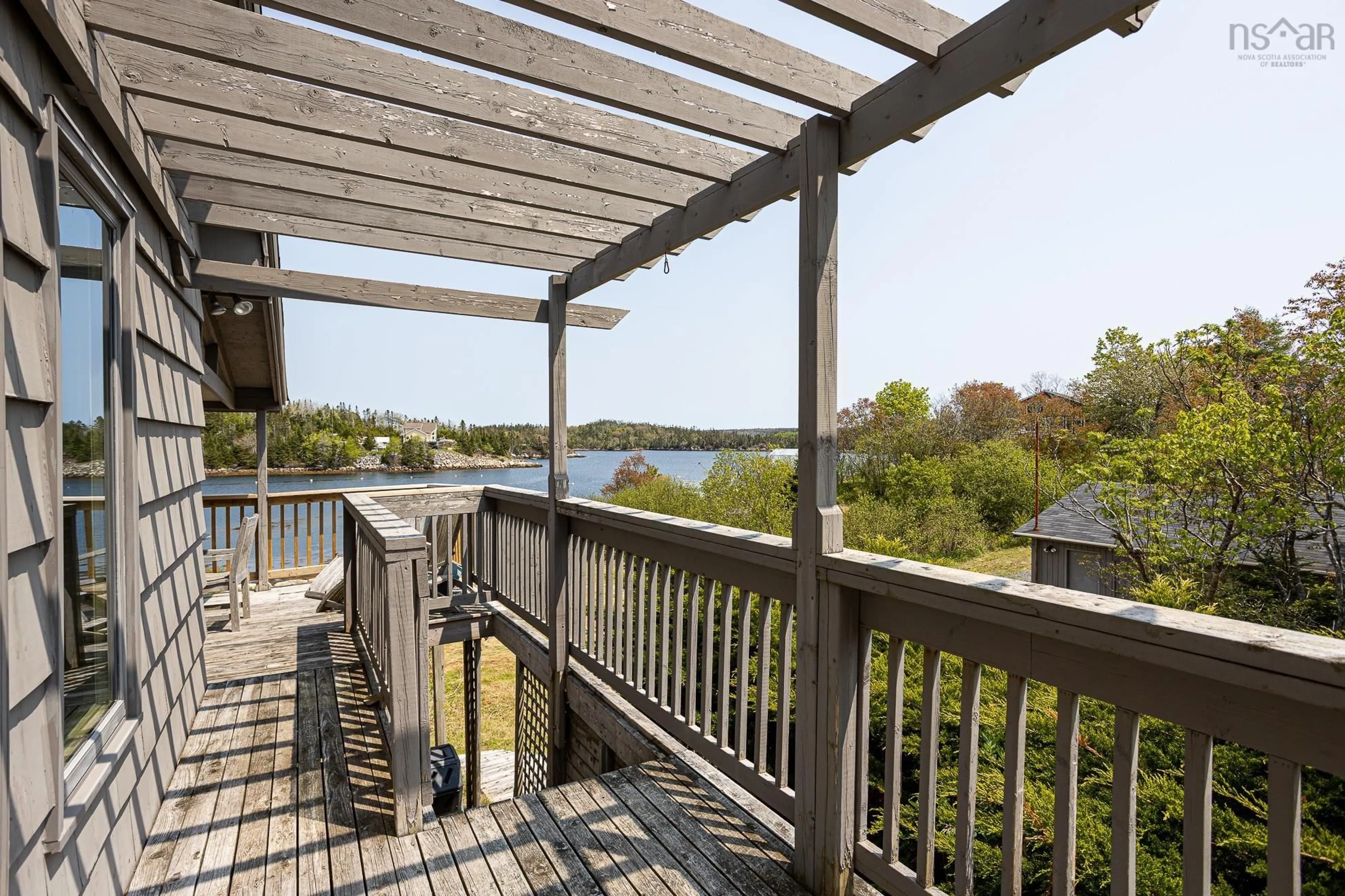 Patio, water/lake/river/ocean view for 314 Mcgraths Cove Rd, Mcgrath's Cove Nova Scotia B3Z 3B3
