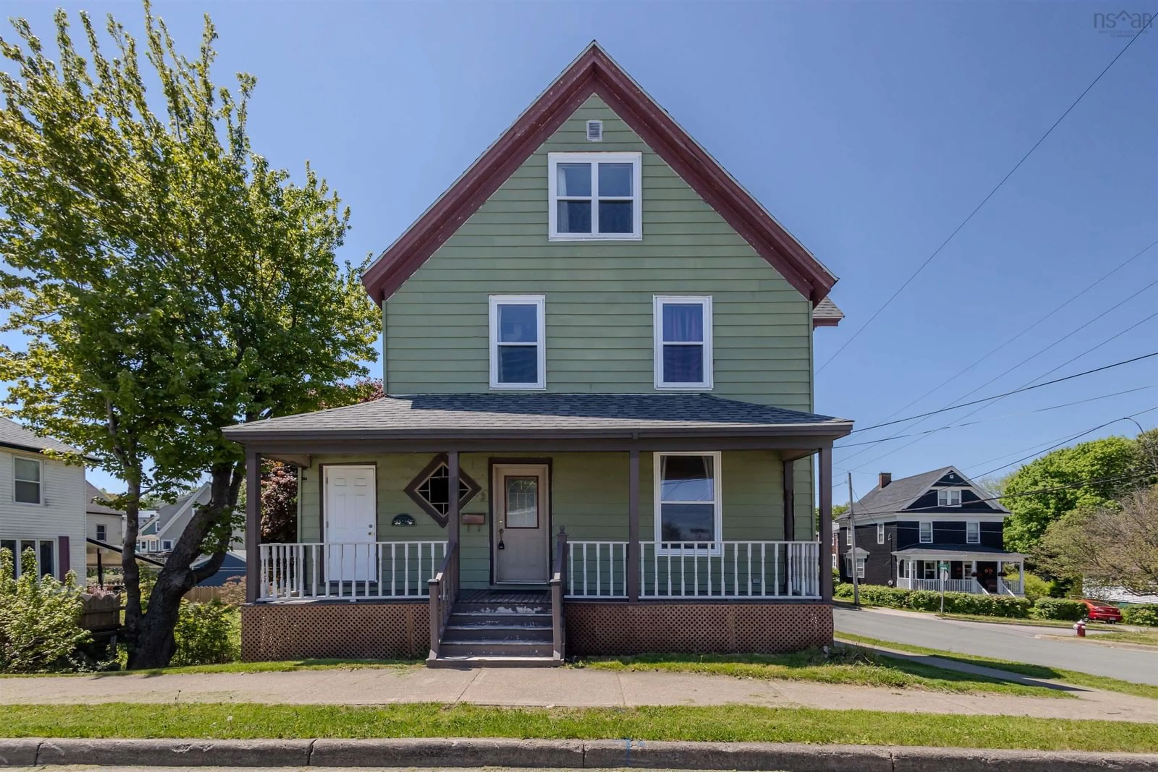 Home with vinyl exterior material, street for 2 Ingoville St, Sydney Nova Scotia B1S 2S9