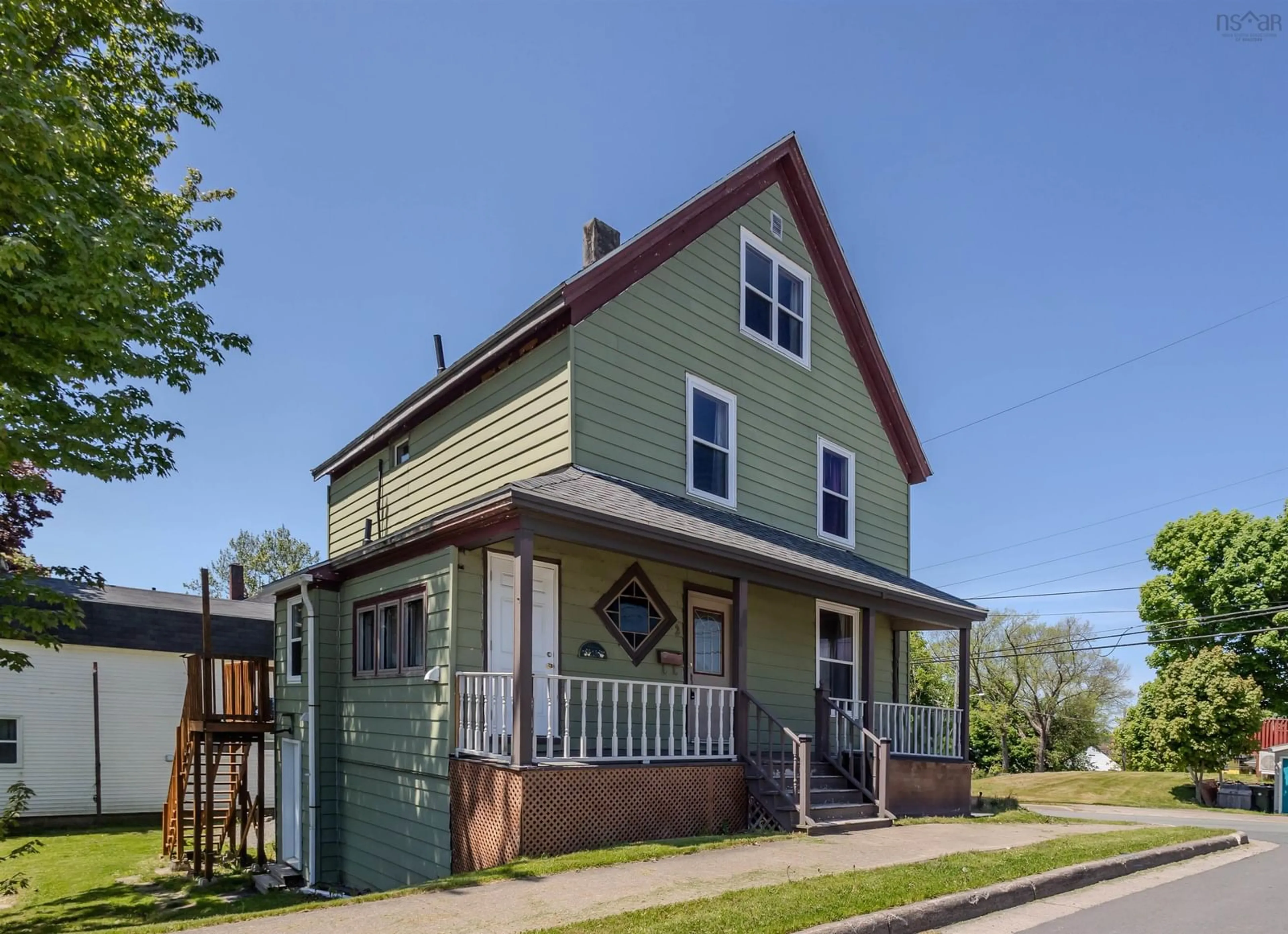 Home with vinyl exterior material, street for 2 Ingoville St, Sydney Nova Scotia B1S 2S9