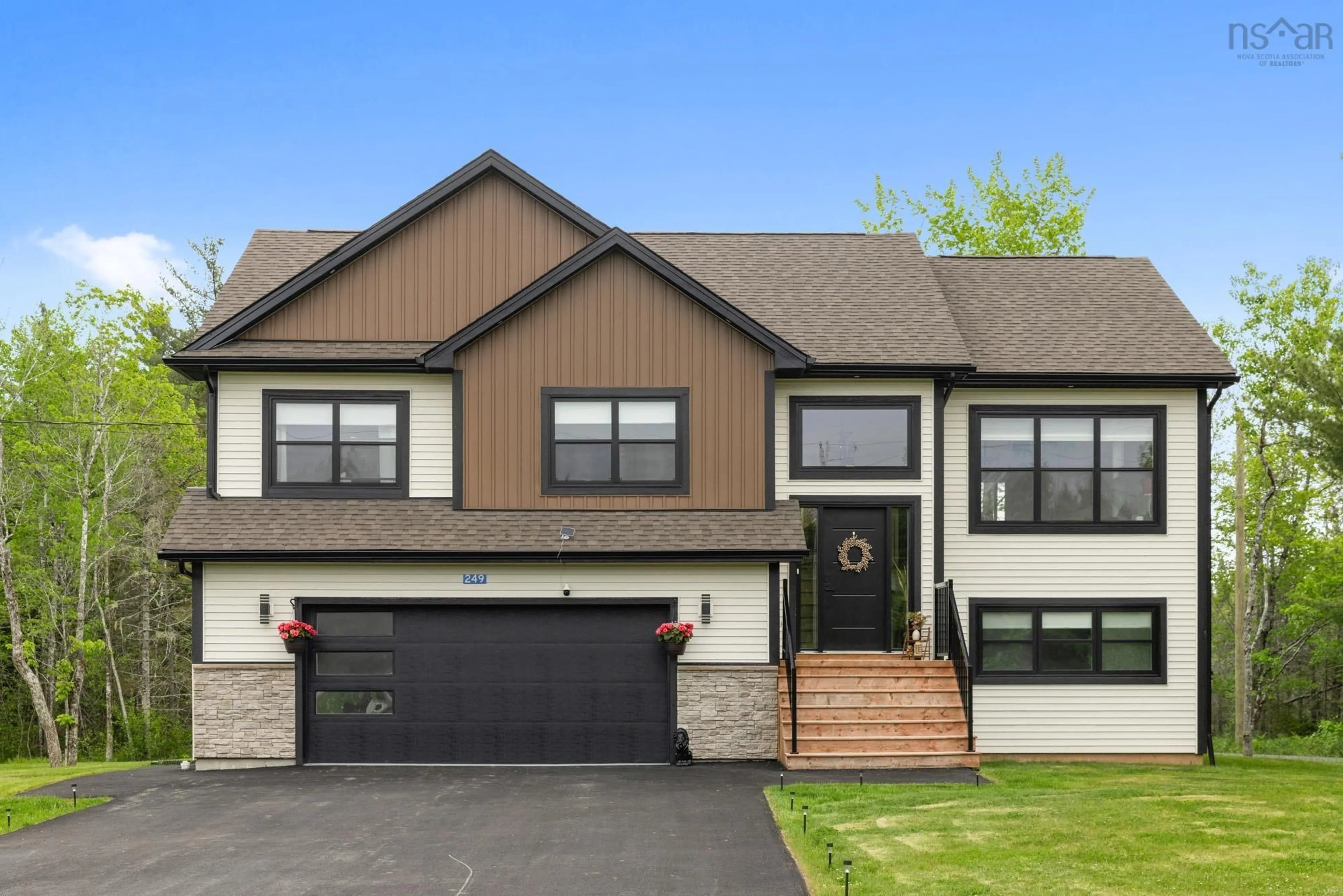 Home with vinyl exterior material, street for 249 Rockcliffe Dr, Enfield Nova Scotia B2T 0G7