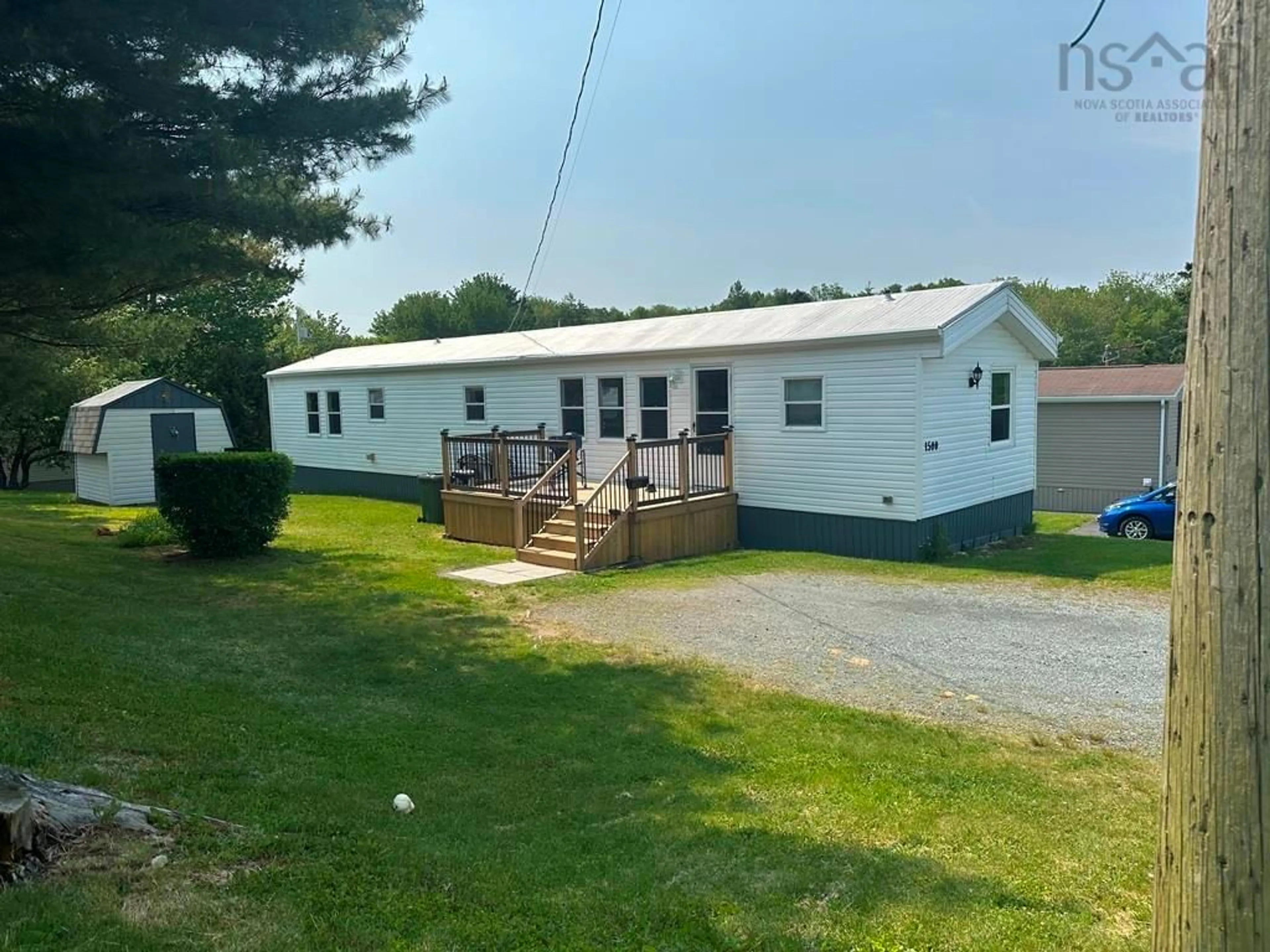 A pic from outside/outdoor area/front of a property/back of a property/a pic from drone, unknown for 1500 Woodbine Dr, Beaver Bank Nova Scotia B4E 2M8
