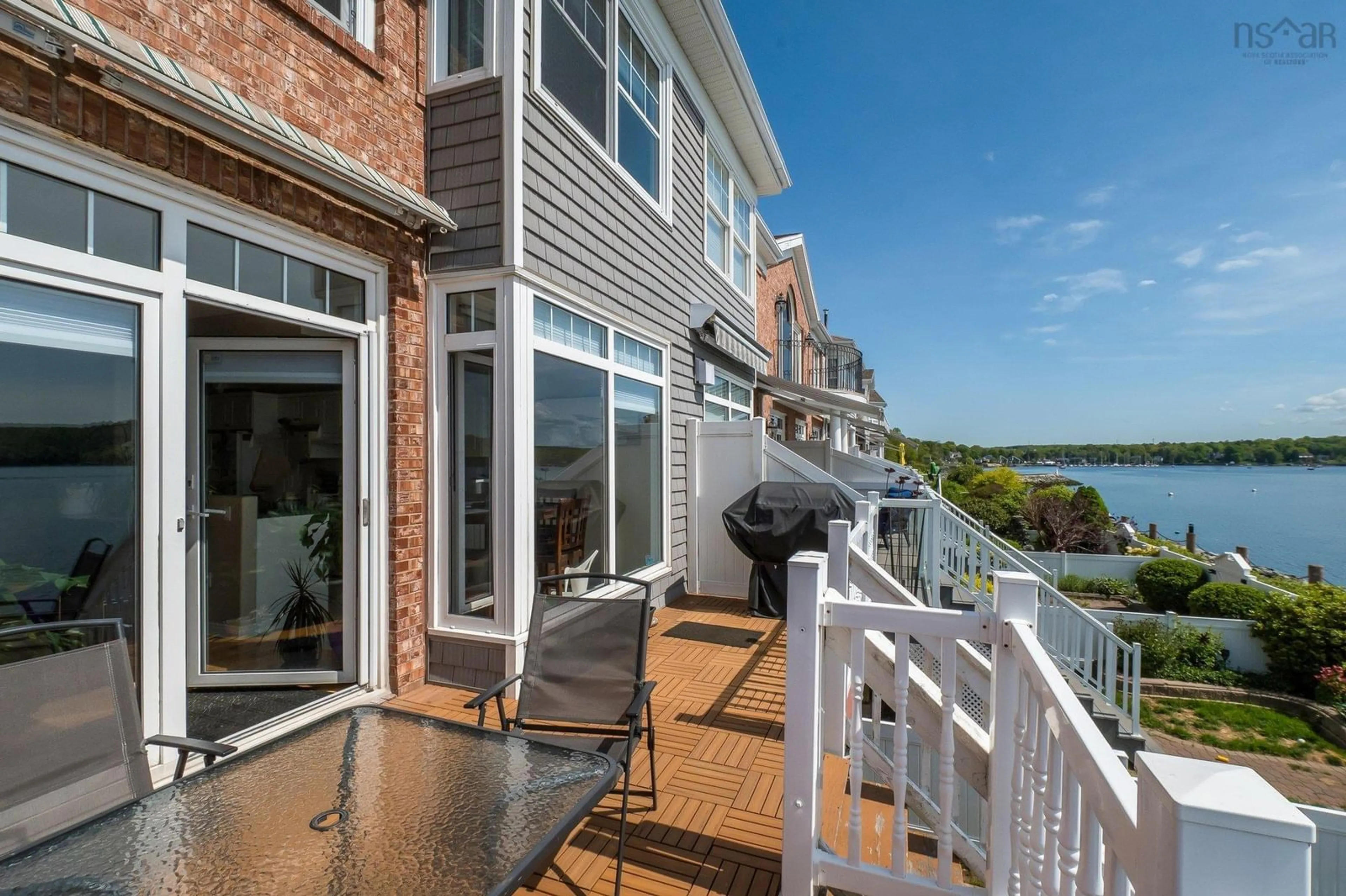 Patio, water/lake/river/ocean view for 13 Arthur Lismer Crt, Bedford Nova Scotia B4A 4B4