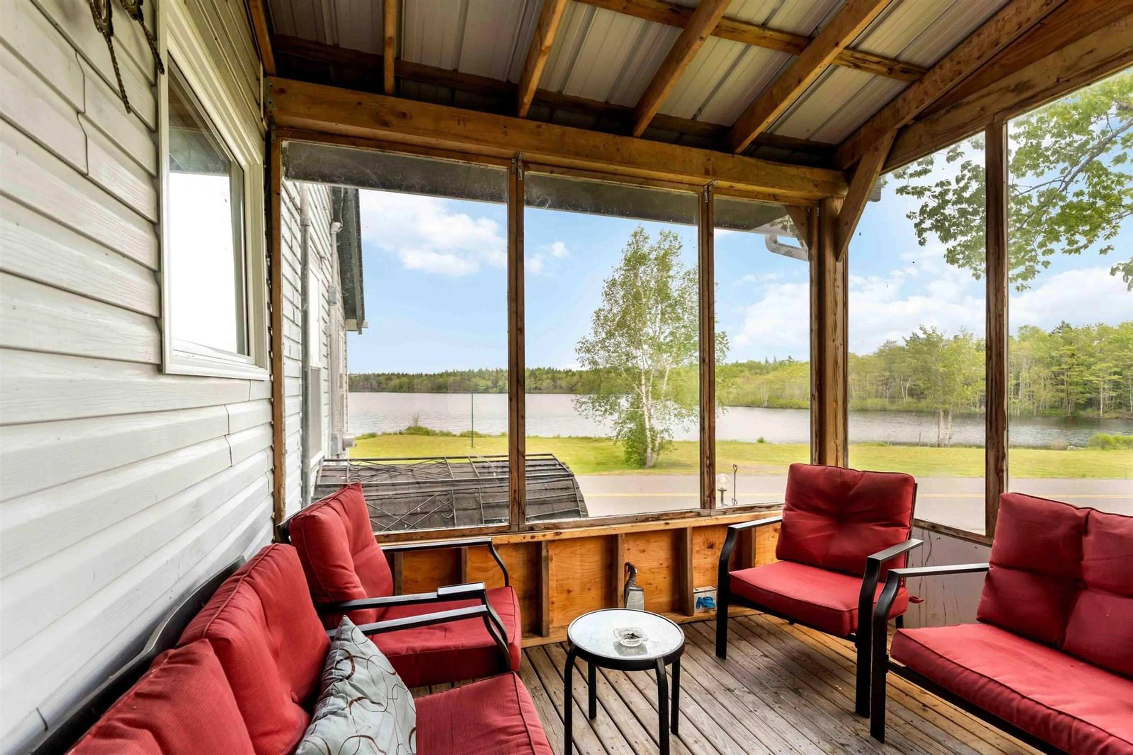 Patio, water/lake/river/ocean view for 646 French Rd, Plympton Station Nova Scotia B0W 2R0