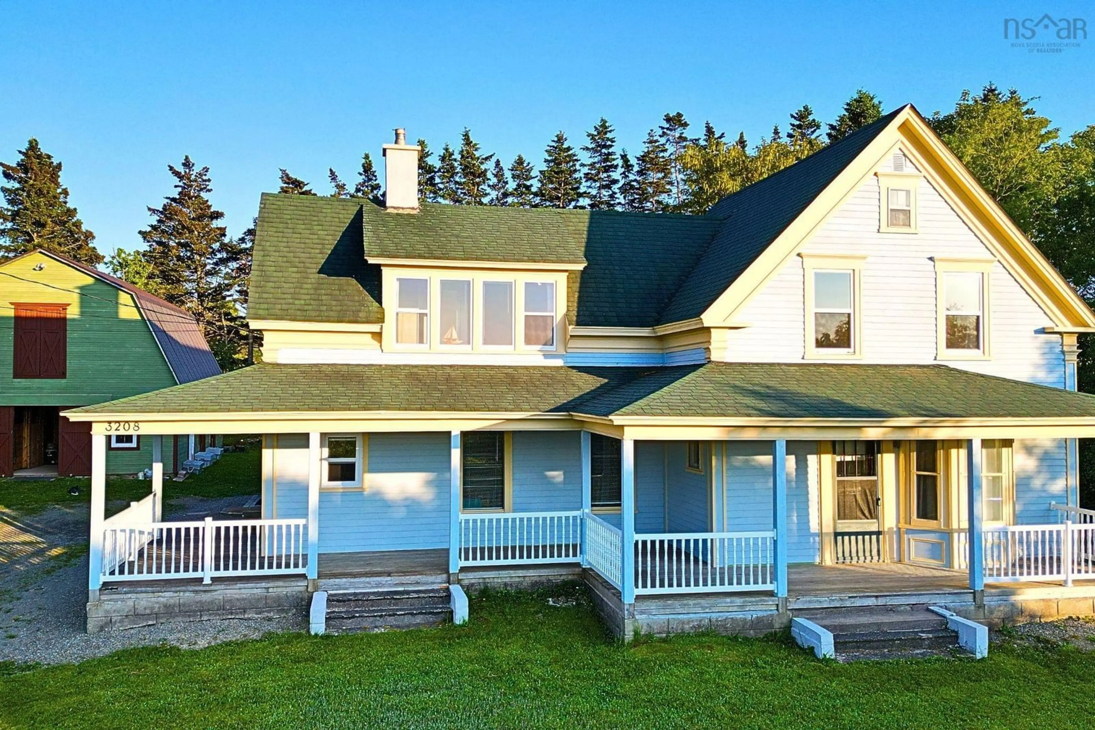 Home with vinyl exterior material, unknown for 3208 Highway 1, Belliveaus Cove Nova Scotia B0W 1J0