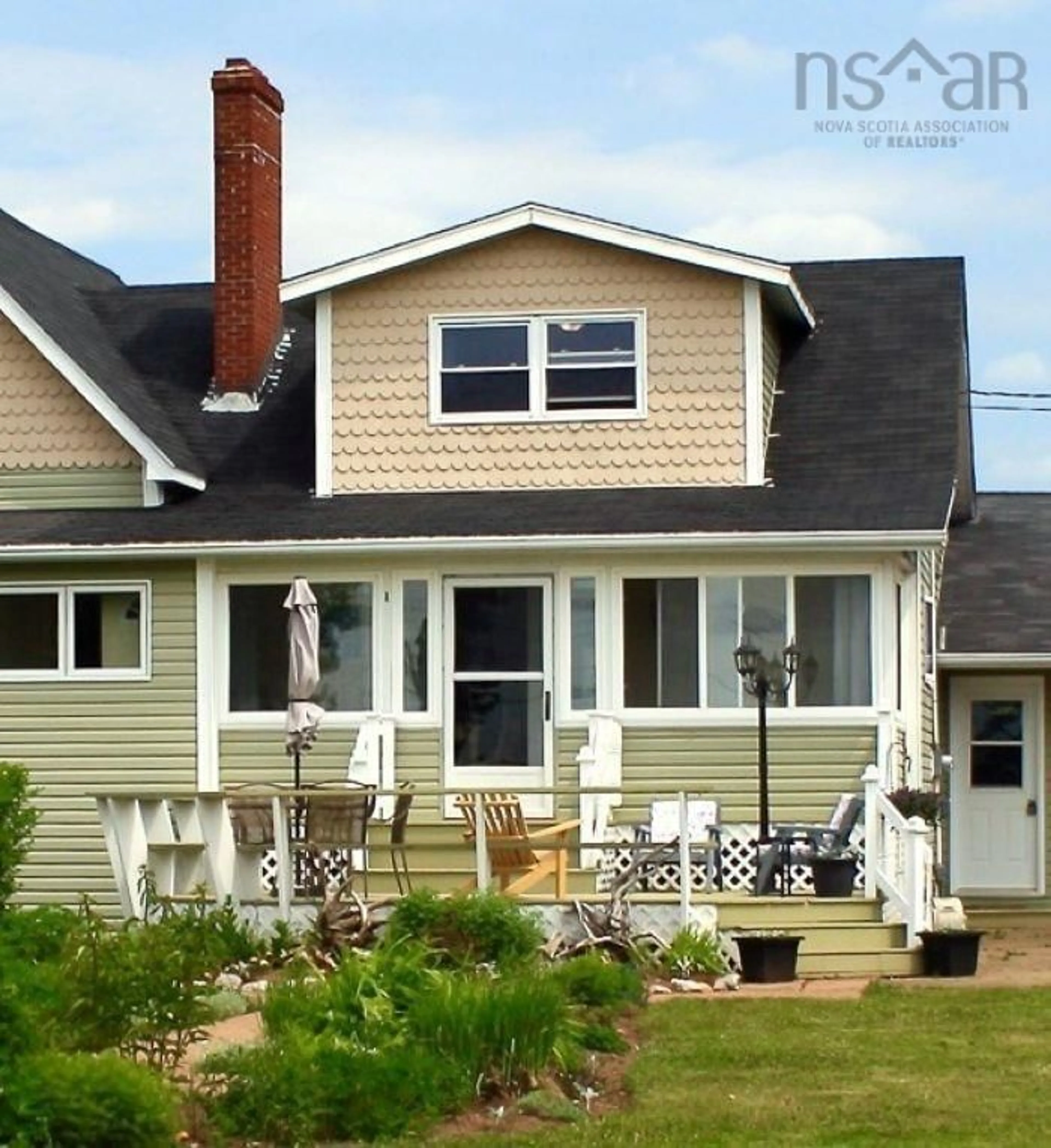 Home with vinyl exterior material, street for 11 Ells Lane, Advocate Harbour Nova Scotia B0M 1A0