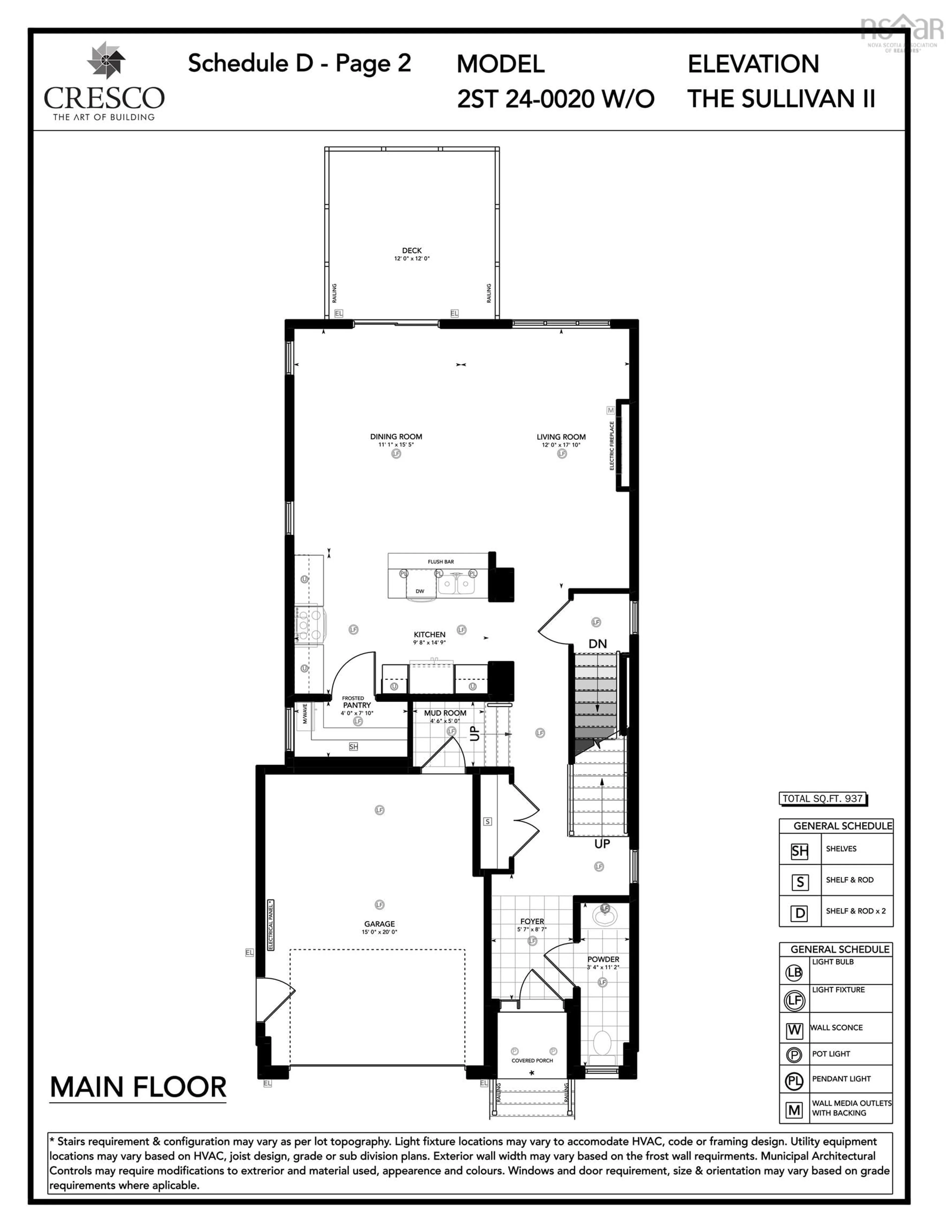 Floor plan for 94 Pearlgarden Close #PC24, Dartmouth Nova Scotia B2X 0C2