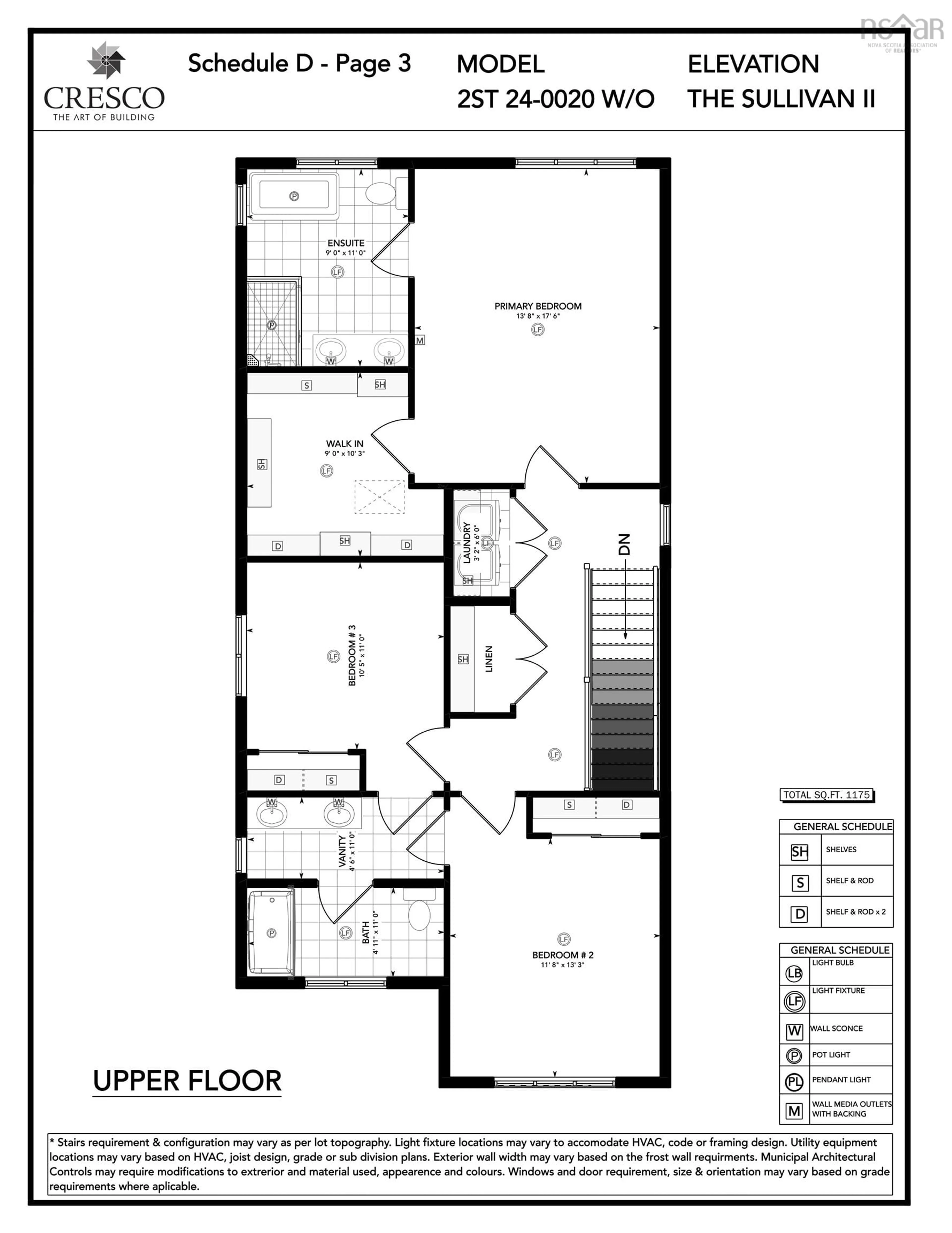 Floor plan for 94 Pearlgarden Close #PC24, Dartmouth Nova Scotia B2X 0C2