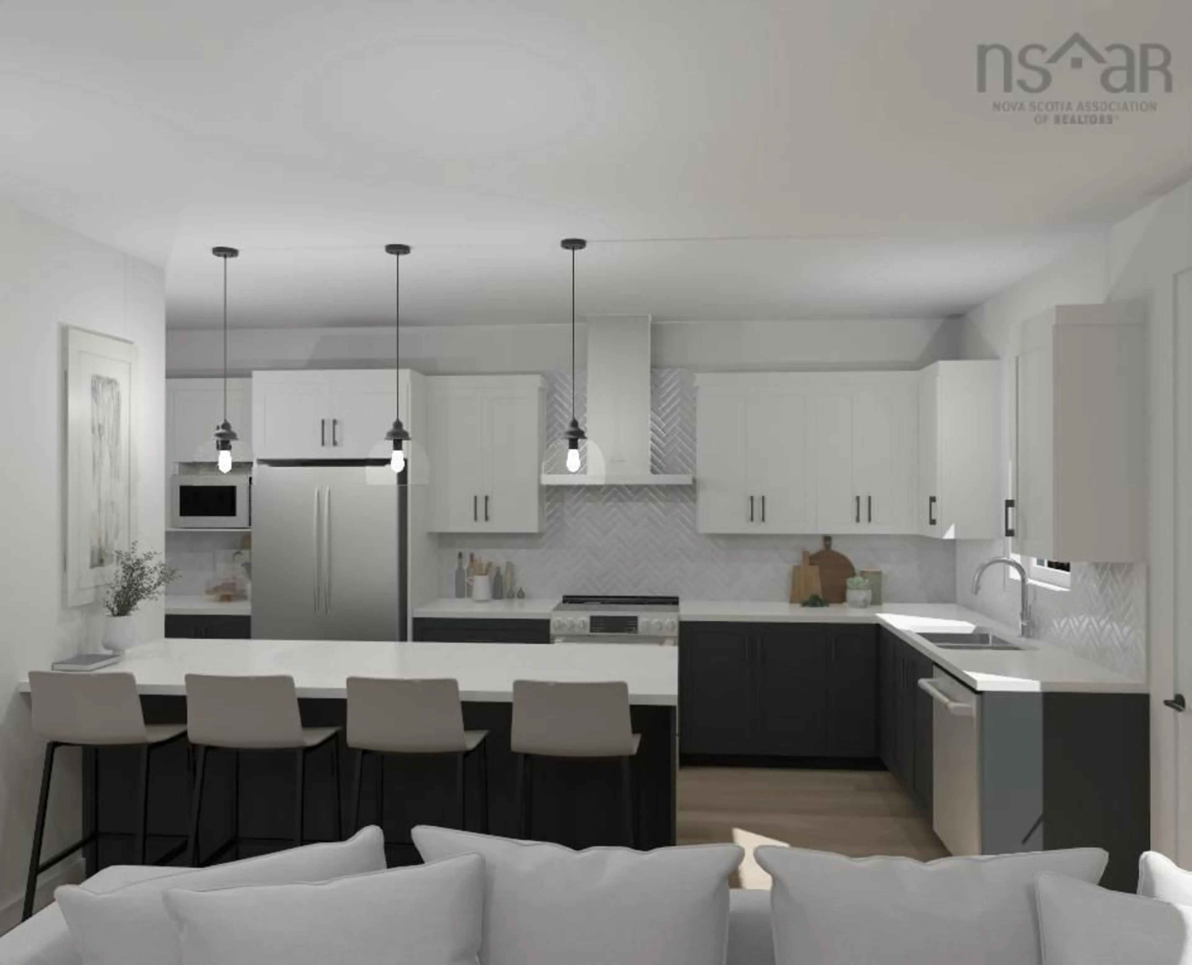 Open concept kitchen, unknown for 1 Pearlgarden Close #PC49, Dartmouth Nova Scotia B2X 0C3