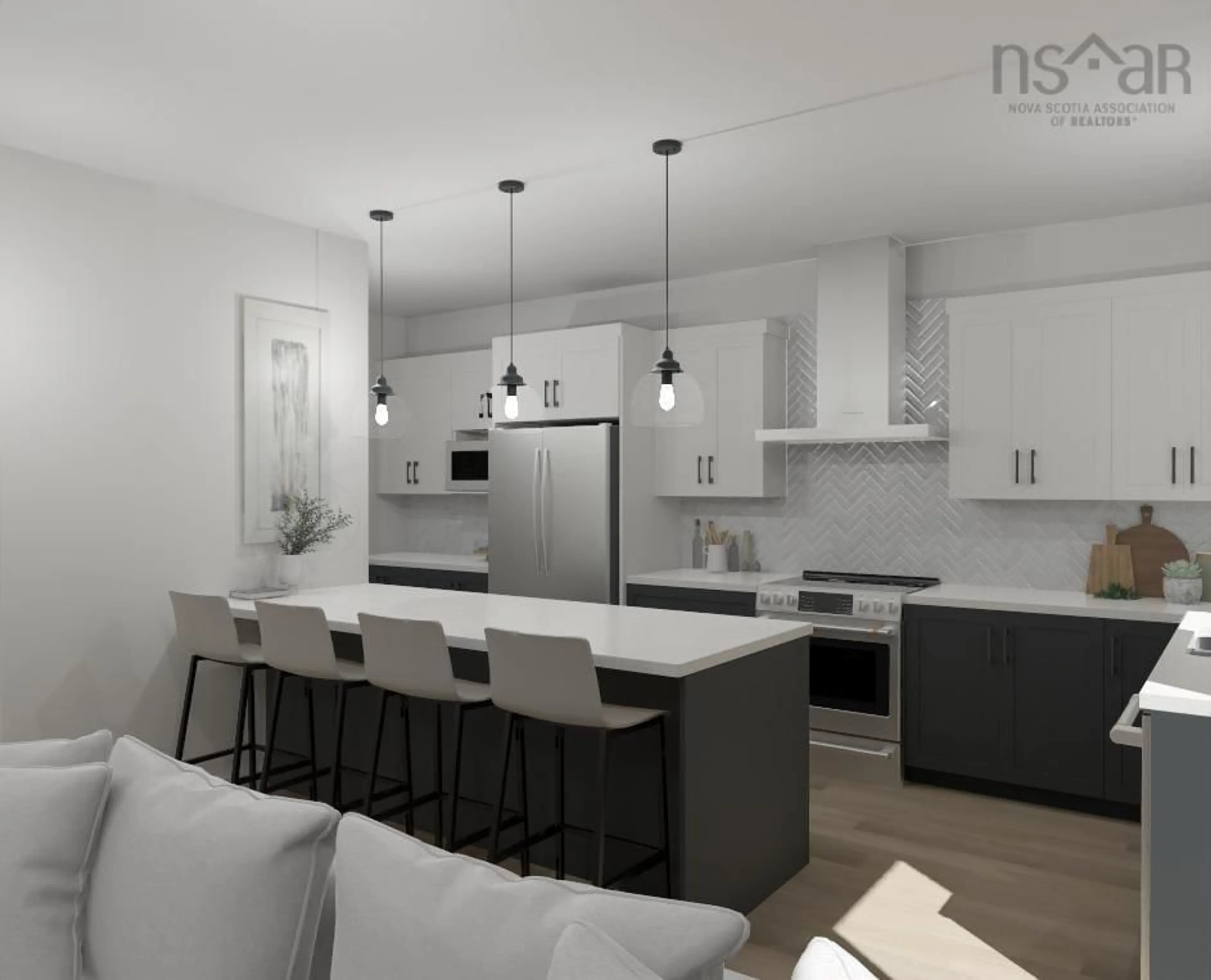 Open concept kitchen, unknown for 1 Pearlgarden Close #PC49, Dartmouth Nova Scotia B2X 0C3