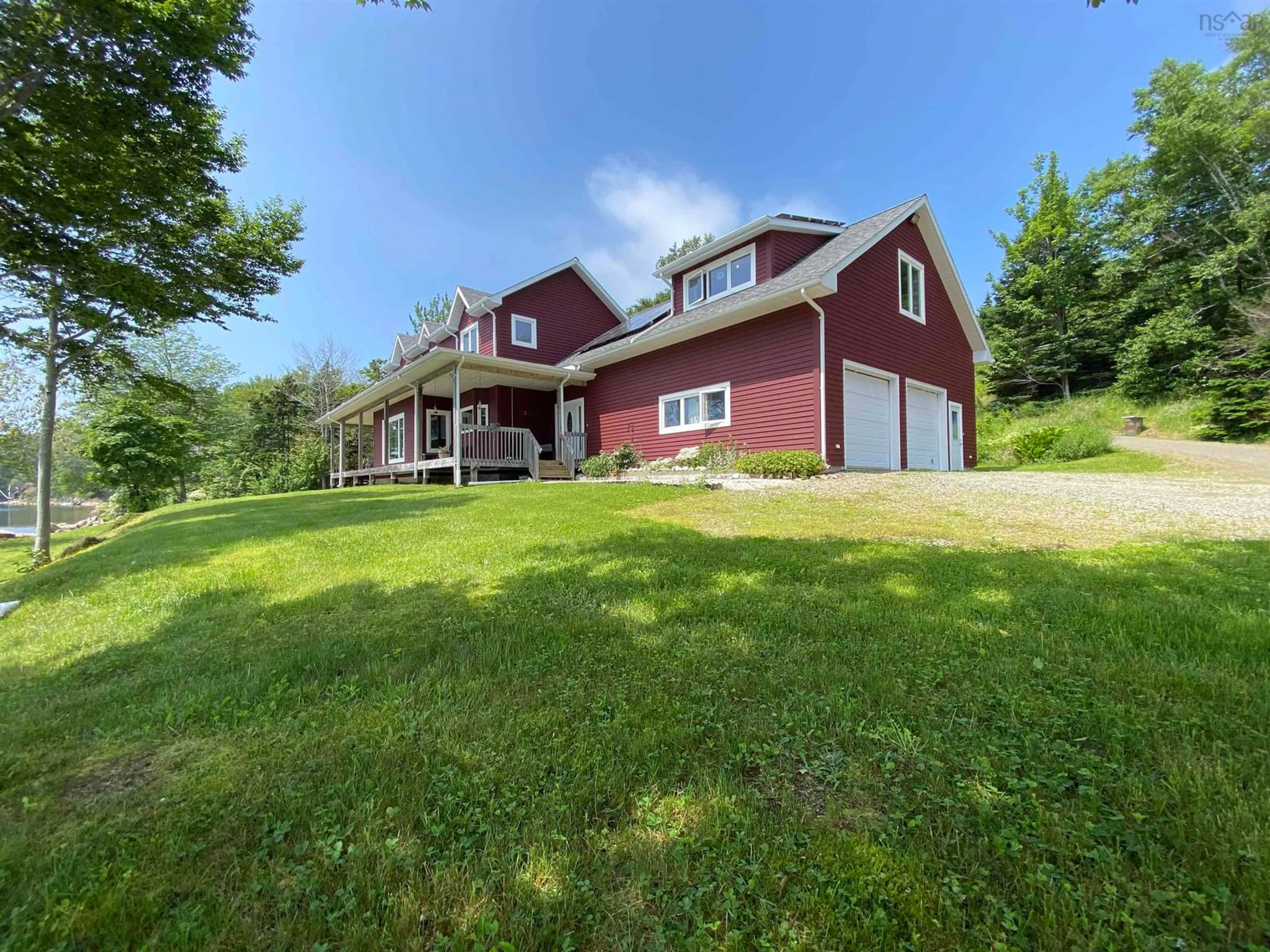 A pic from outside/outdoor area/front of a property/back of a property/a pic from drone, unknown for 5276 Marble Mountain Rd, Marble Mountain Nova Scotia B0E 3K0