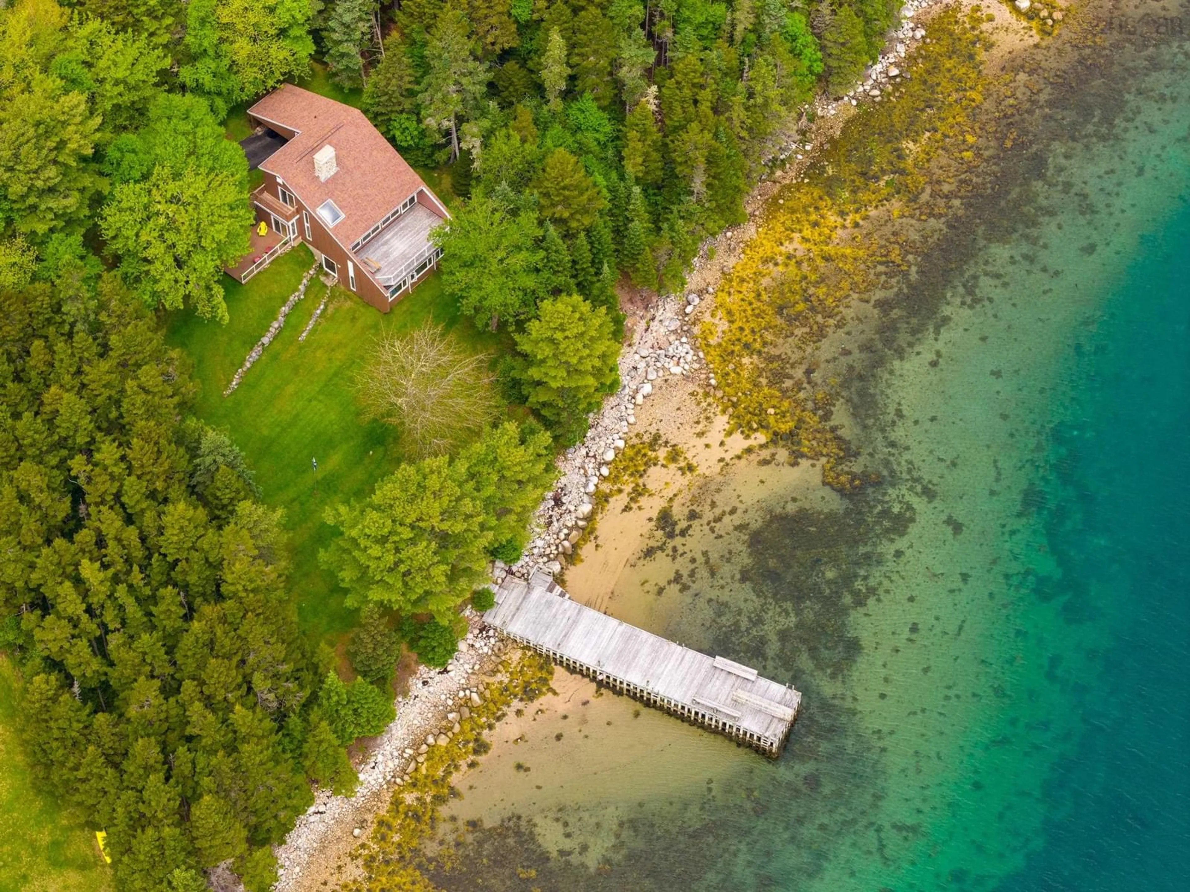 A pic from outside/outdoor area/front of a property/back of a property/a pic from drone, water/lake/river/ocean view for 20 Sunnydale Dr, Glen Haven Nova Scotia B3Z 2T8
