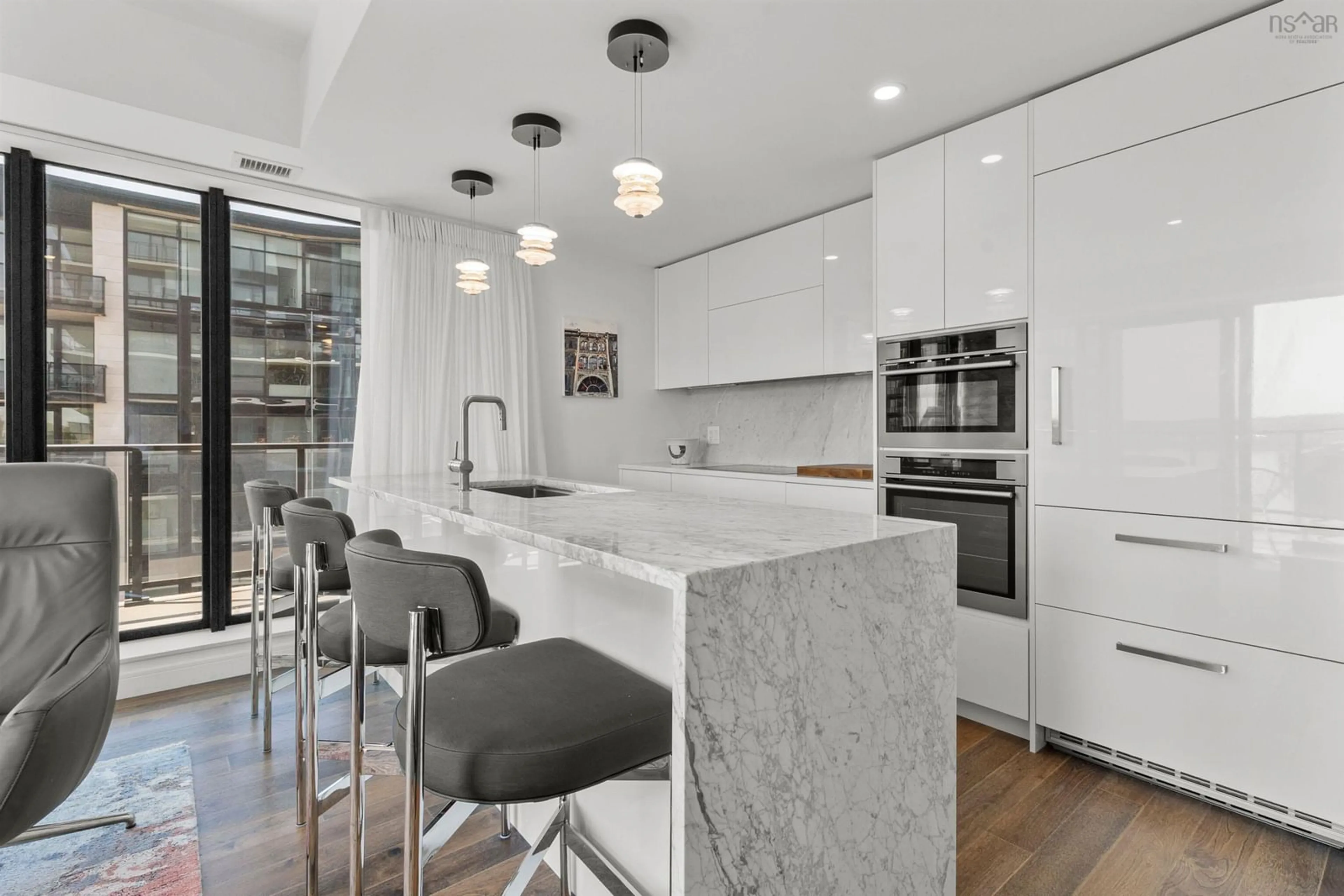 Contemporary kitchen, ceramic/tile floor for 1650 Granville St #1608, Halifax Nova Scotia B3J 1X1