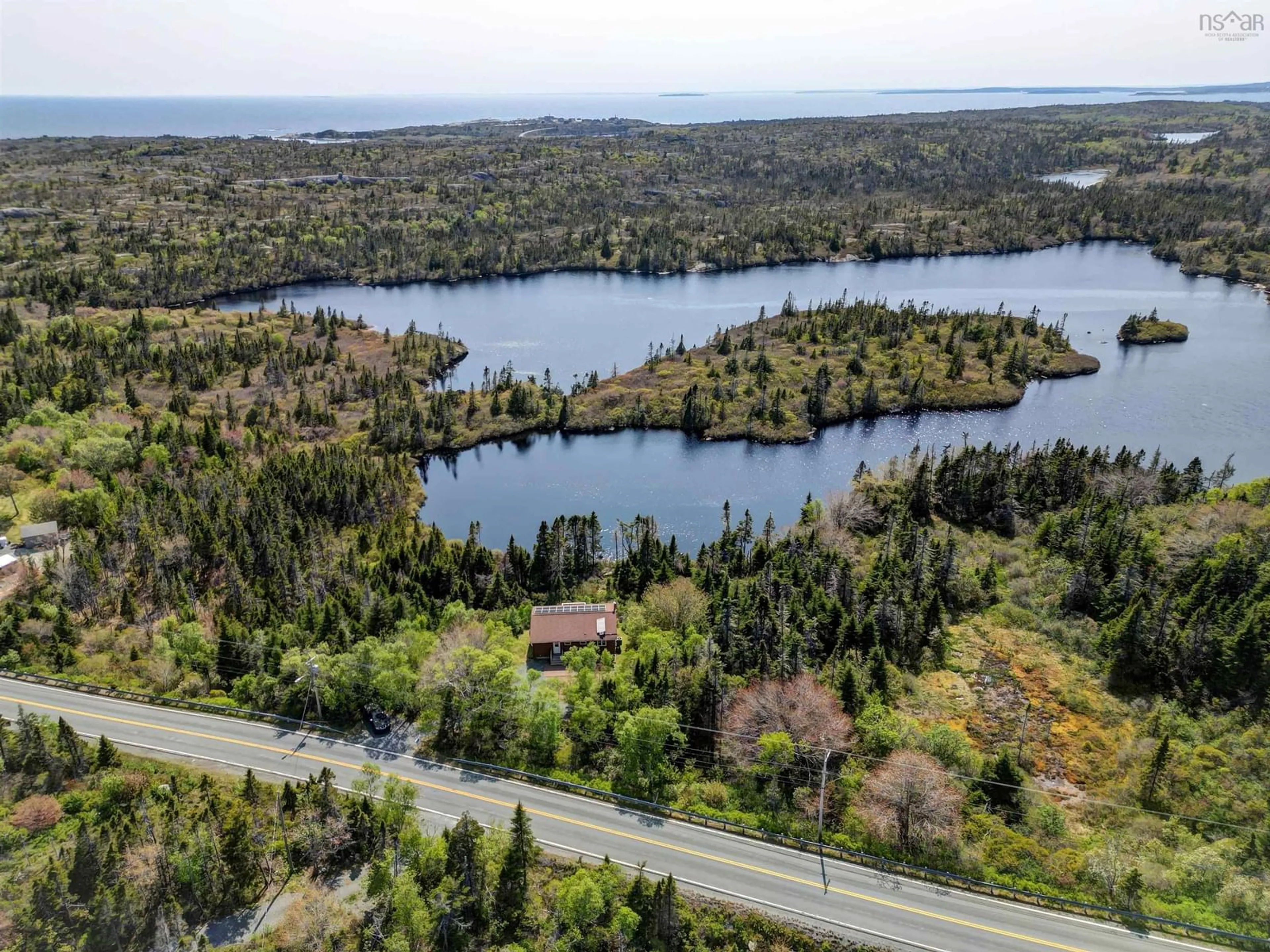 A pic from outside/outdoor area/front of a property/back of a property/a pic from drone, water/lake/river/ocean view for 6745 Prospect Rd, West Dover Nova Scotia B3Z 3T1