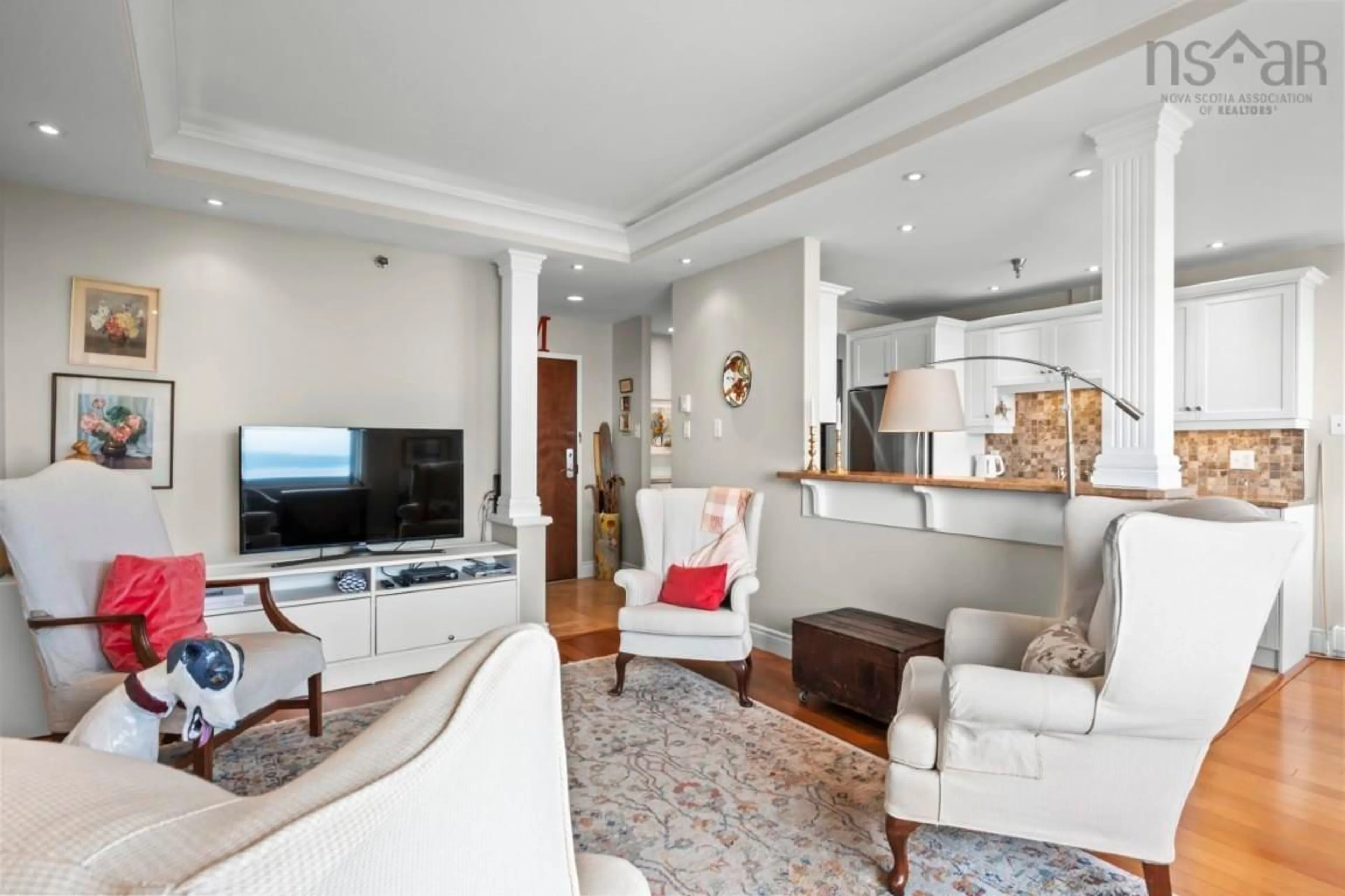 Living room with furniture, unknown for 45 Vimy Ave #1219, Halifax Nova Scotia B3M 4C5