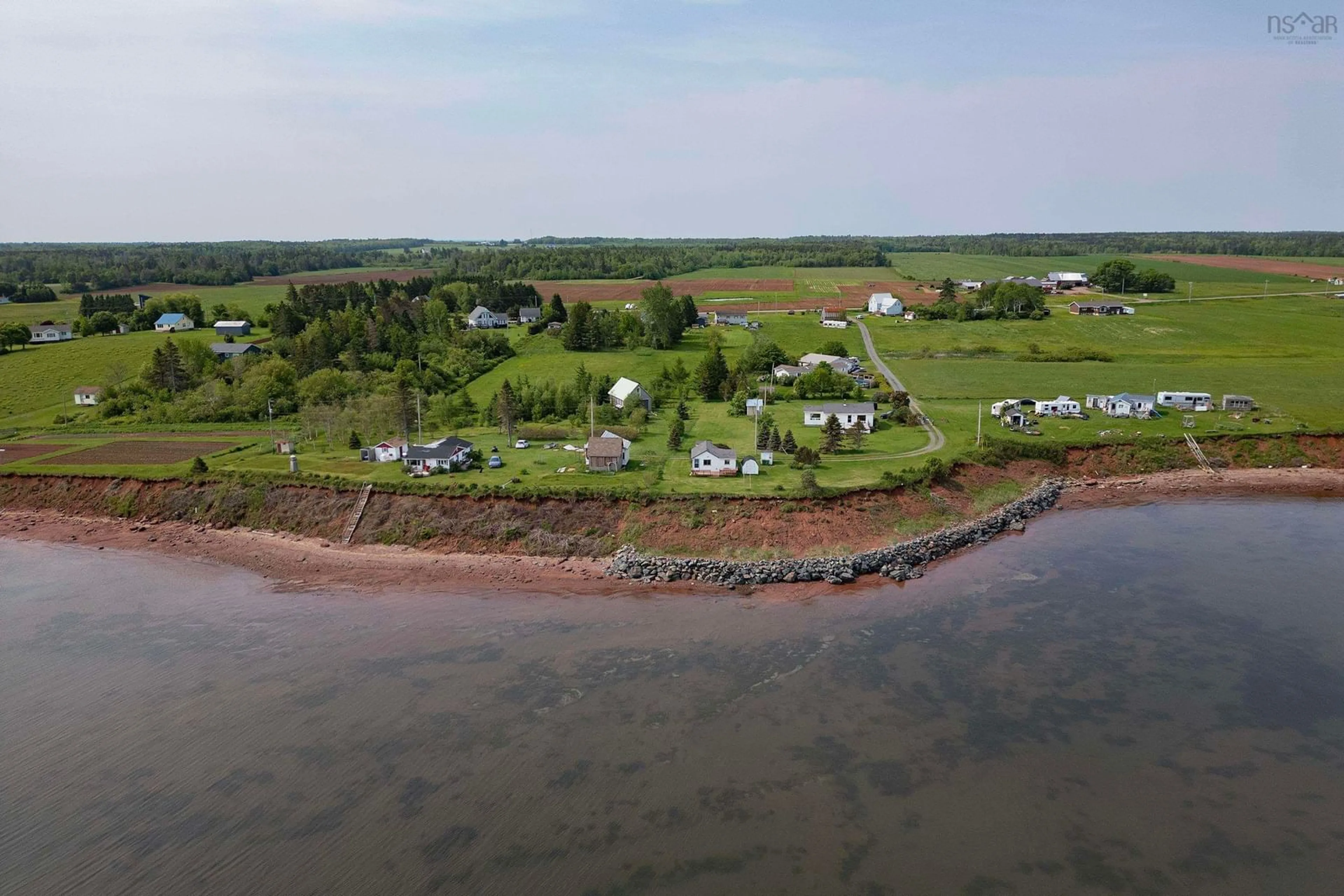 A pic from outside/outdoor area/front of a property/back of a property/a pic from drone, water/lake/river/ocean view for 67 D Haynes Beach Lane, Lorneville Nova Scotia B4H 3X9