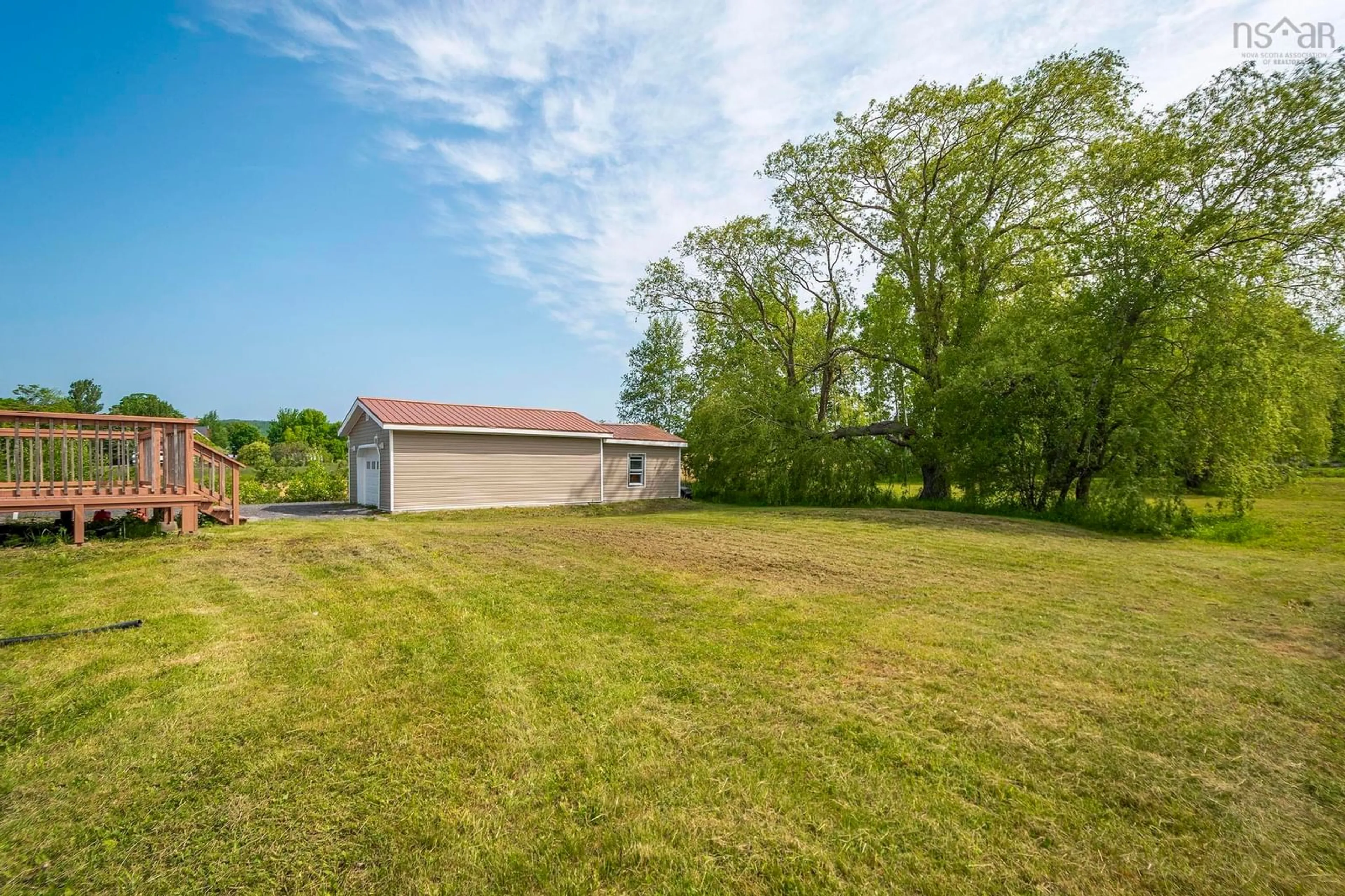 A pic from outside/outdoor area/front of a property/back of a property/a pic from drone, water/lake/river/ocean view for 1468 Victoria Road, Dempseys Corner Nova Scotia B0P 1C0