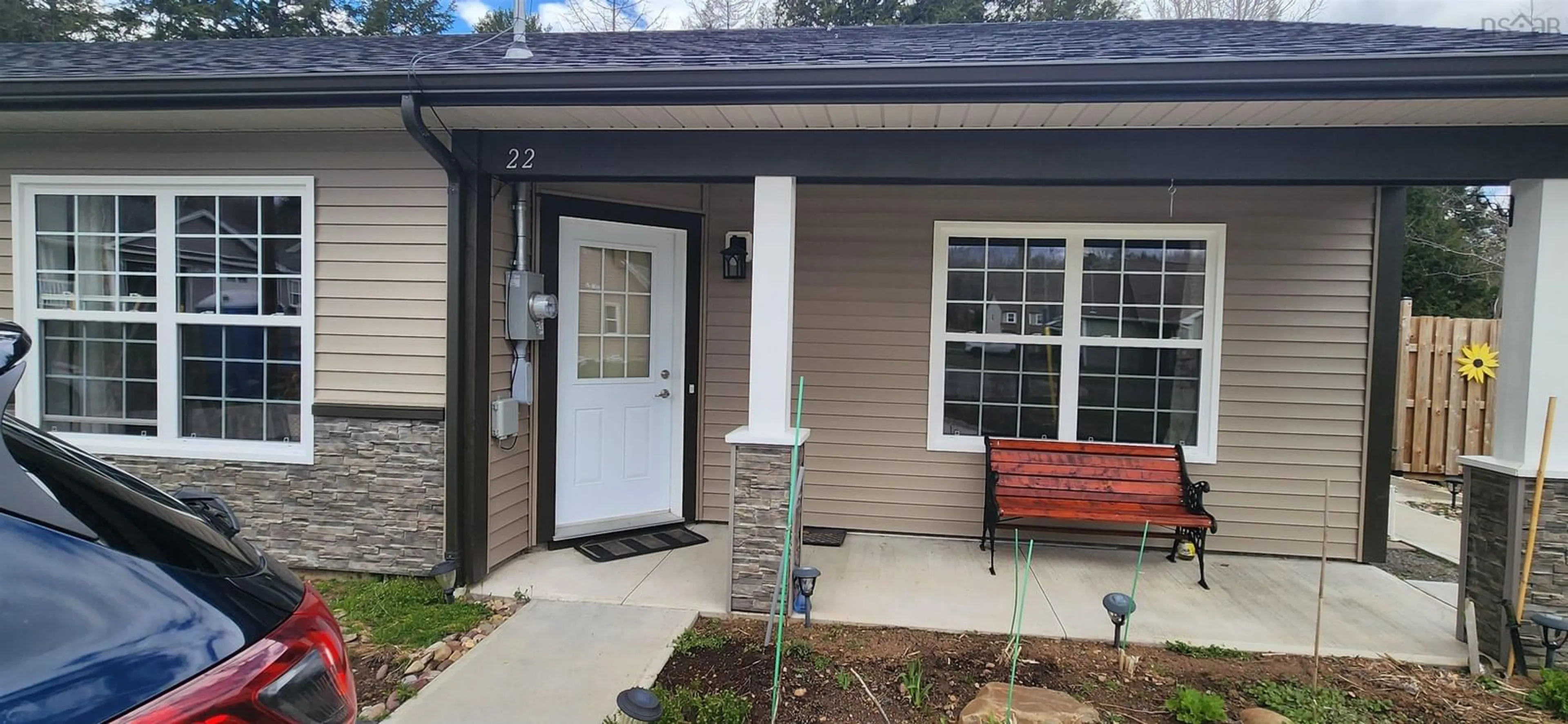 Home with vinyl exterior material, street for 22 Jenifer Crt, New Minas Nova Scotia B4N 0H7