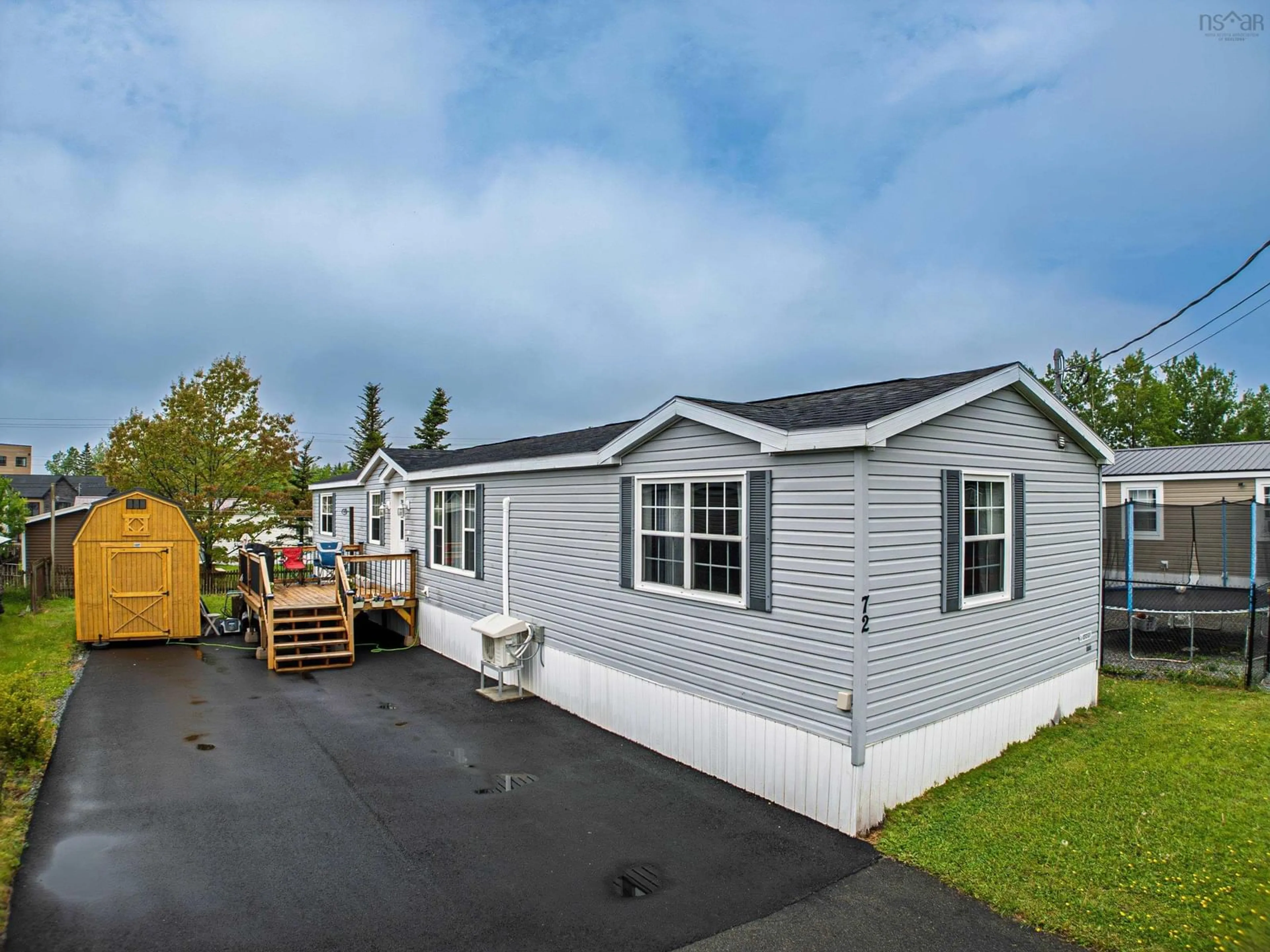 Home with vinyl exterior material, street for 72 Empire Loop, Truro Nova Scotia B2N 7B5