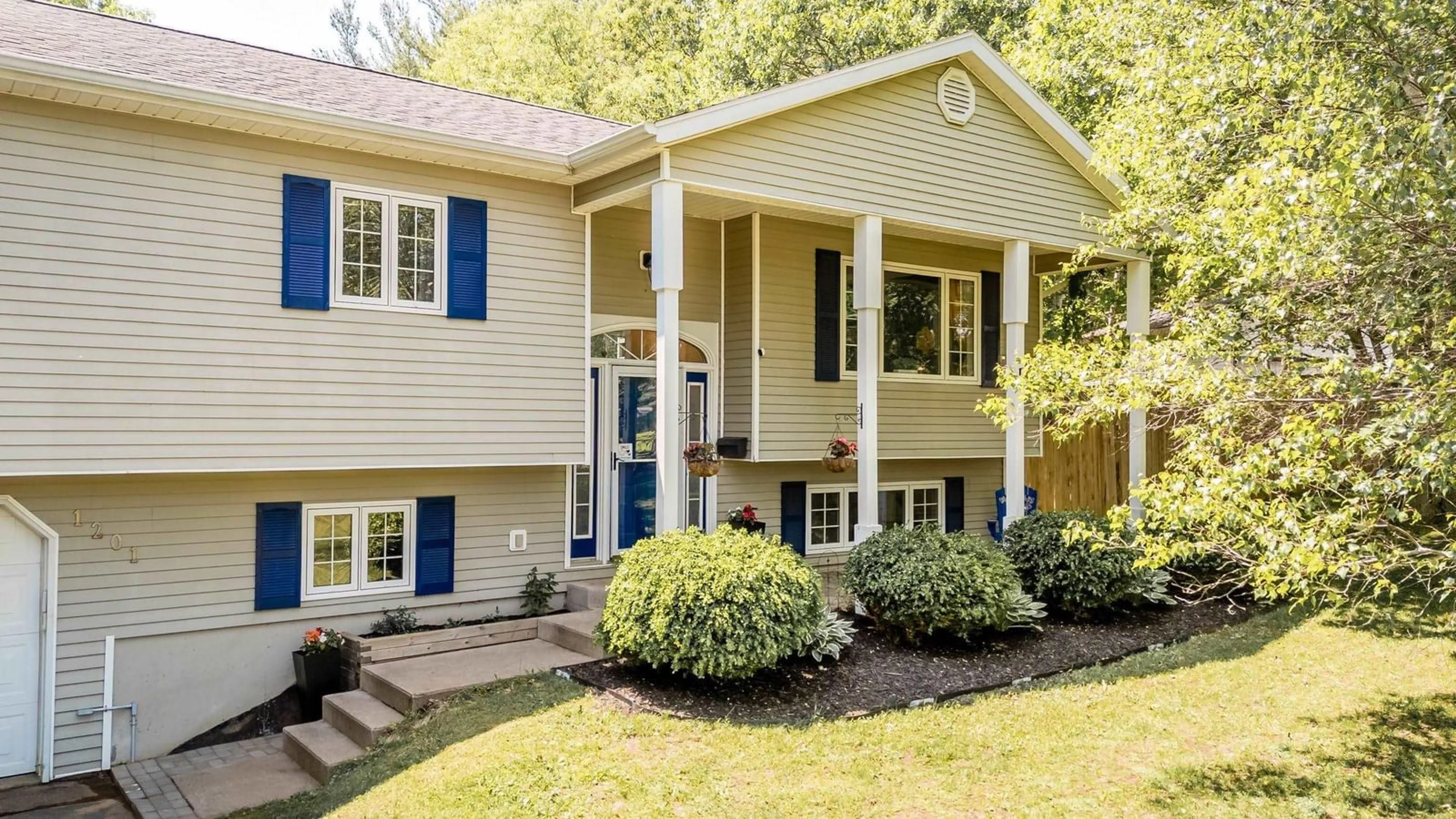 Home with vinyl exterior material, street for 1201 Mayhew Dr, Greenwood Nova Scotia B0P 1R0