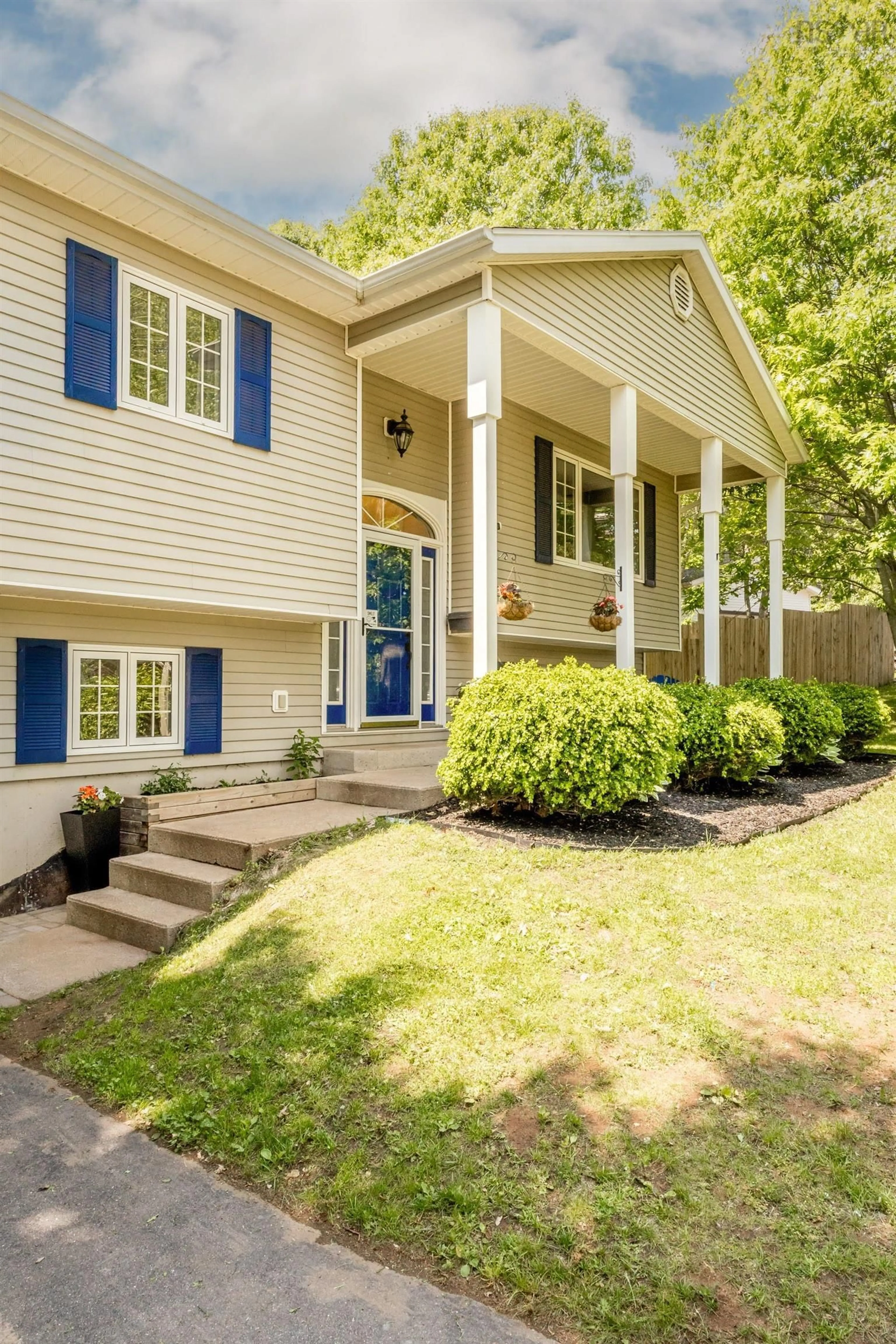 Home with vinyl exterior material, street for 1201 Mayhew Dr, Greenwood Nova Scotia B0P 1R0