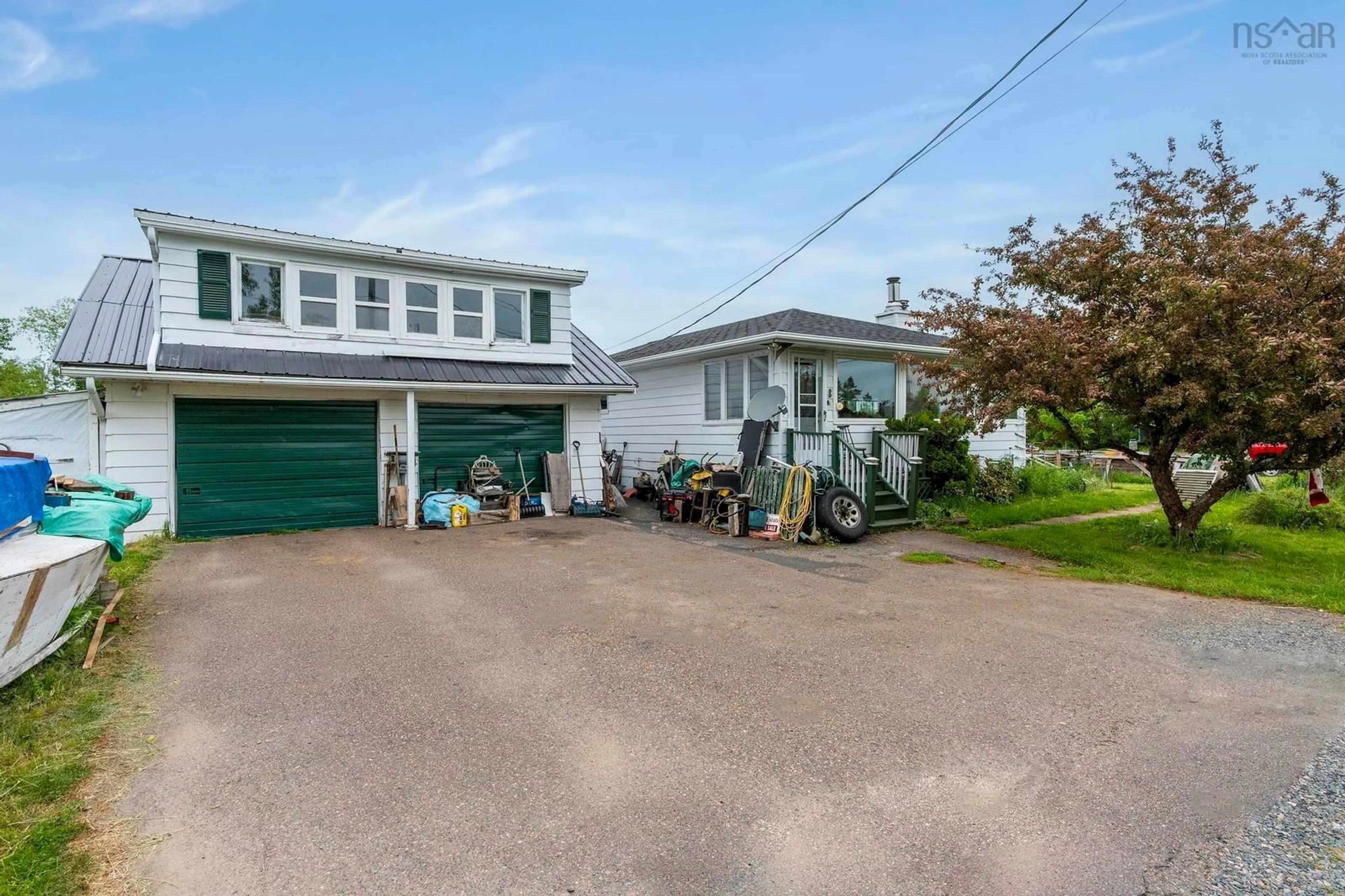 A pic from outside/outdoor area/front of a property/back of a property/a pic from drone, street for 12 Maclew Rd, Brule Point Nova Scotia B0K 1V0