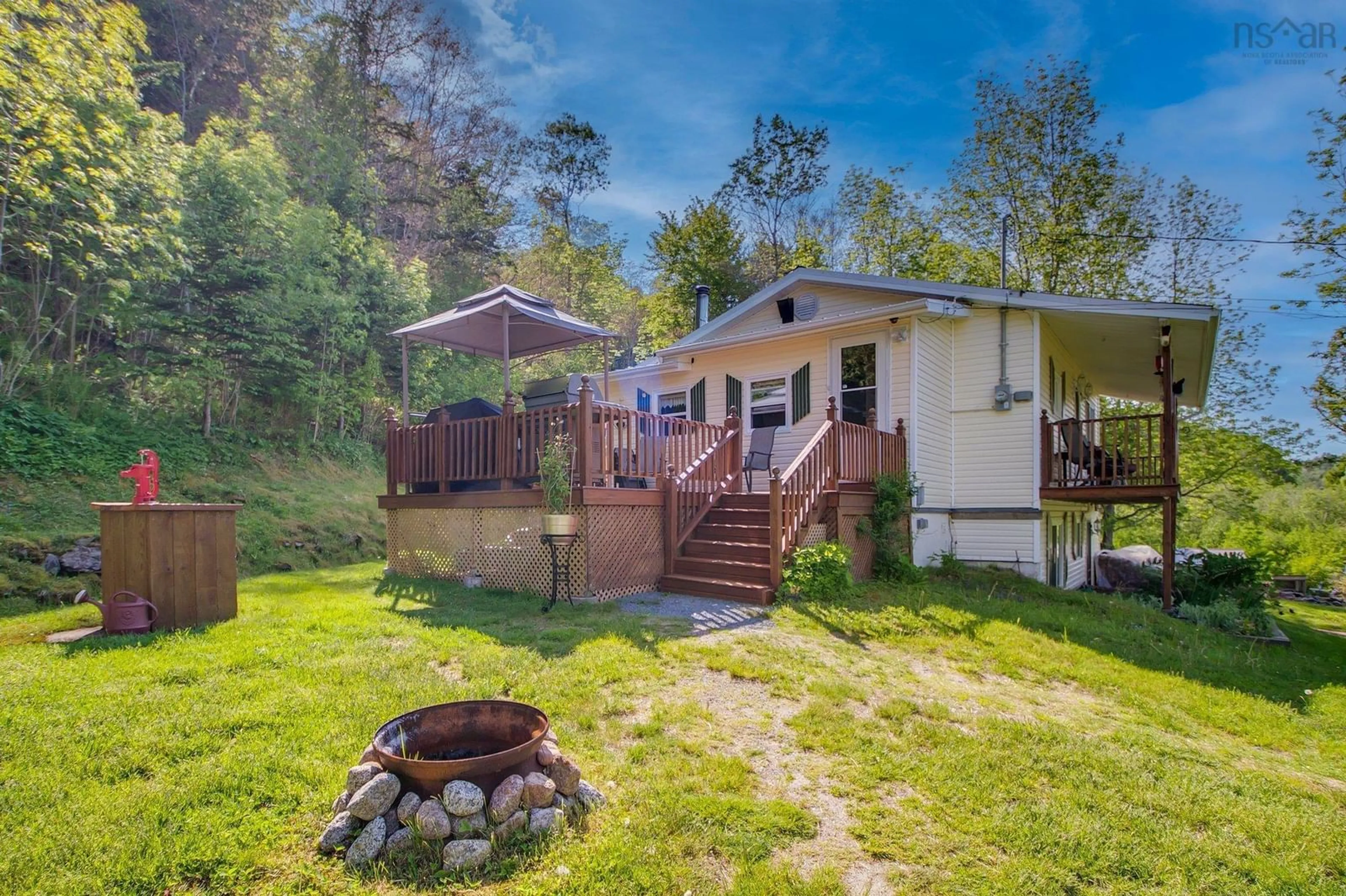 Patio, water/lake/river/ocean view for 226 Clementsport Rd, Clementsport Nova Scotia B0S 1E0