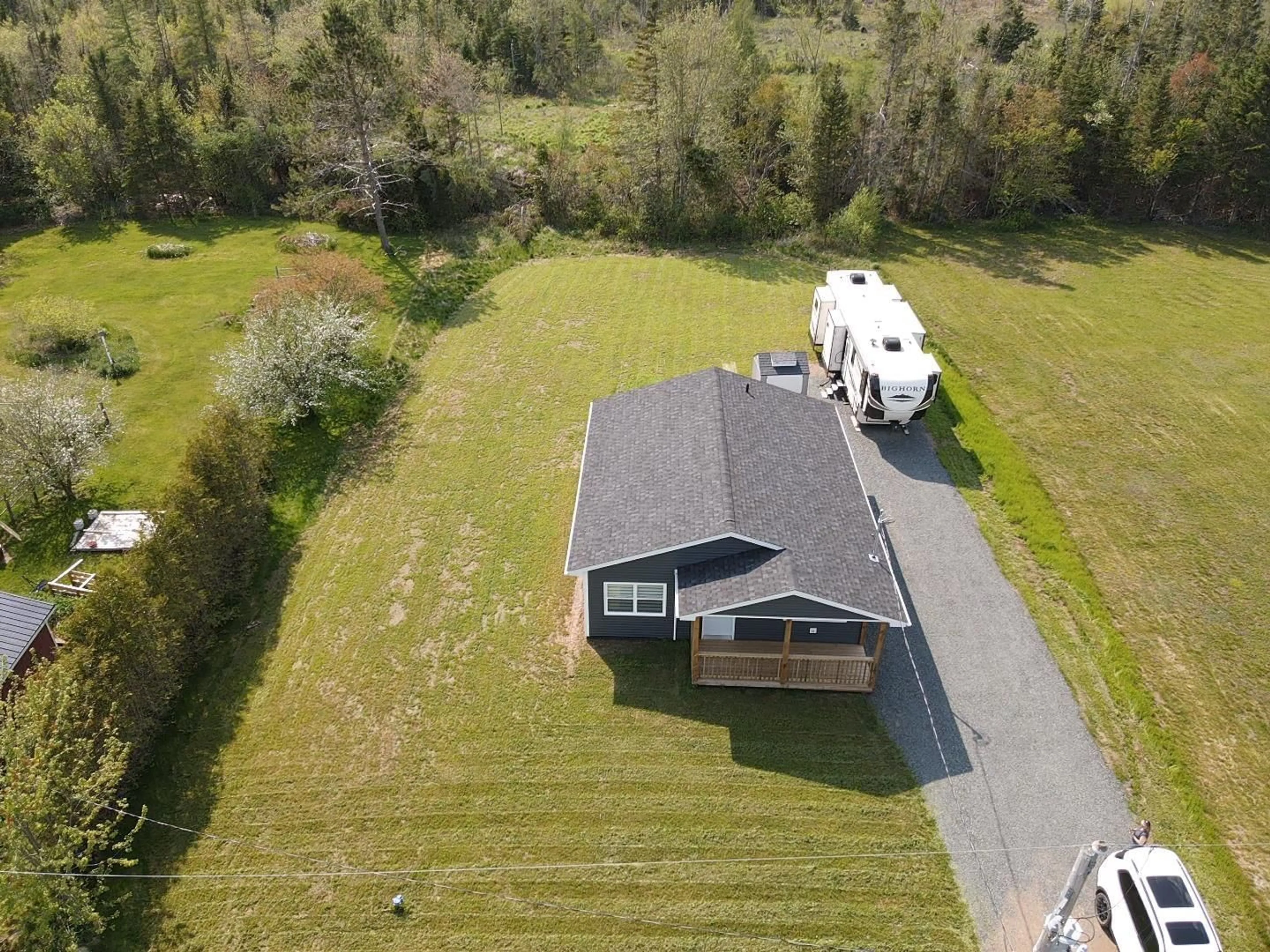 A pic from outside/outdoor area/front of a property/back of a property/a pic from drone, unknown for 1225 Belmont Rd, Belmont Nova Scotia B0M 1G0