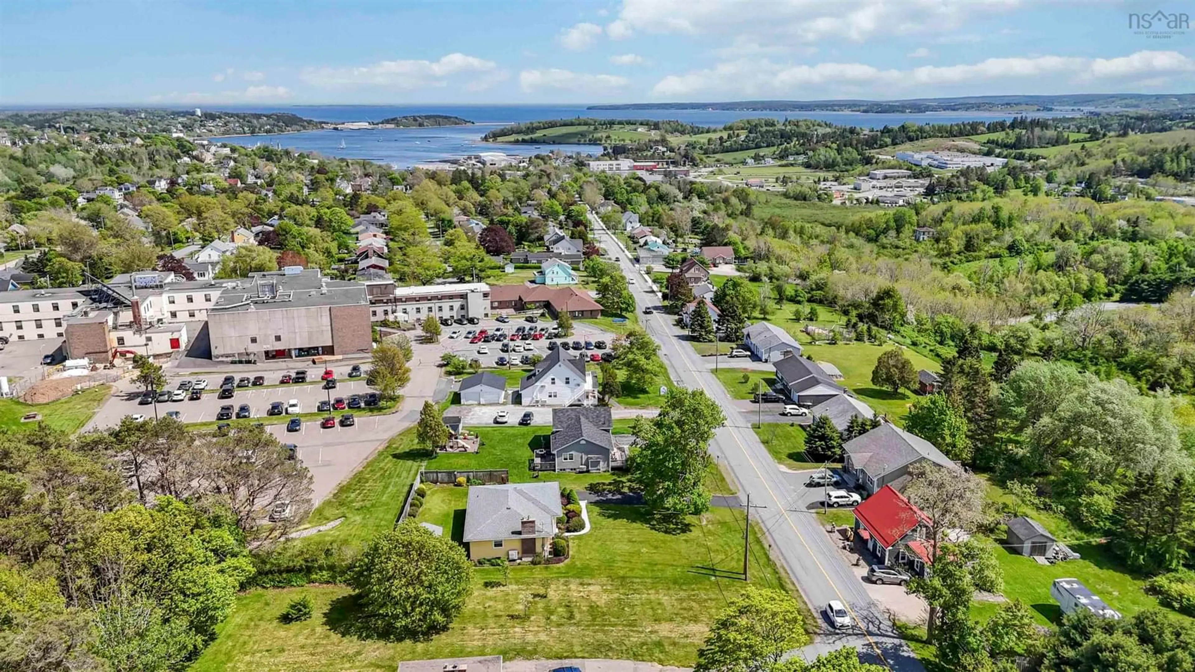 A pic from outside/outdoor area/front of a property/back of a property/a pic from drone, water/lake/river/ocean view for 266 Green St, Lunenburg Nova Scotia B0J 2C0