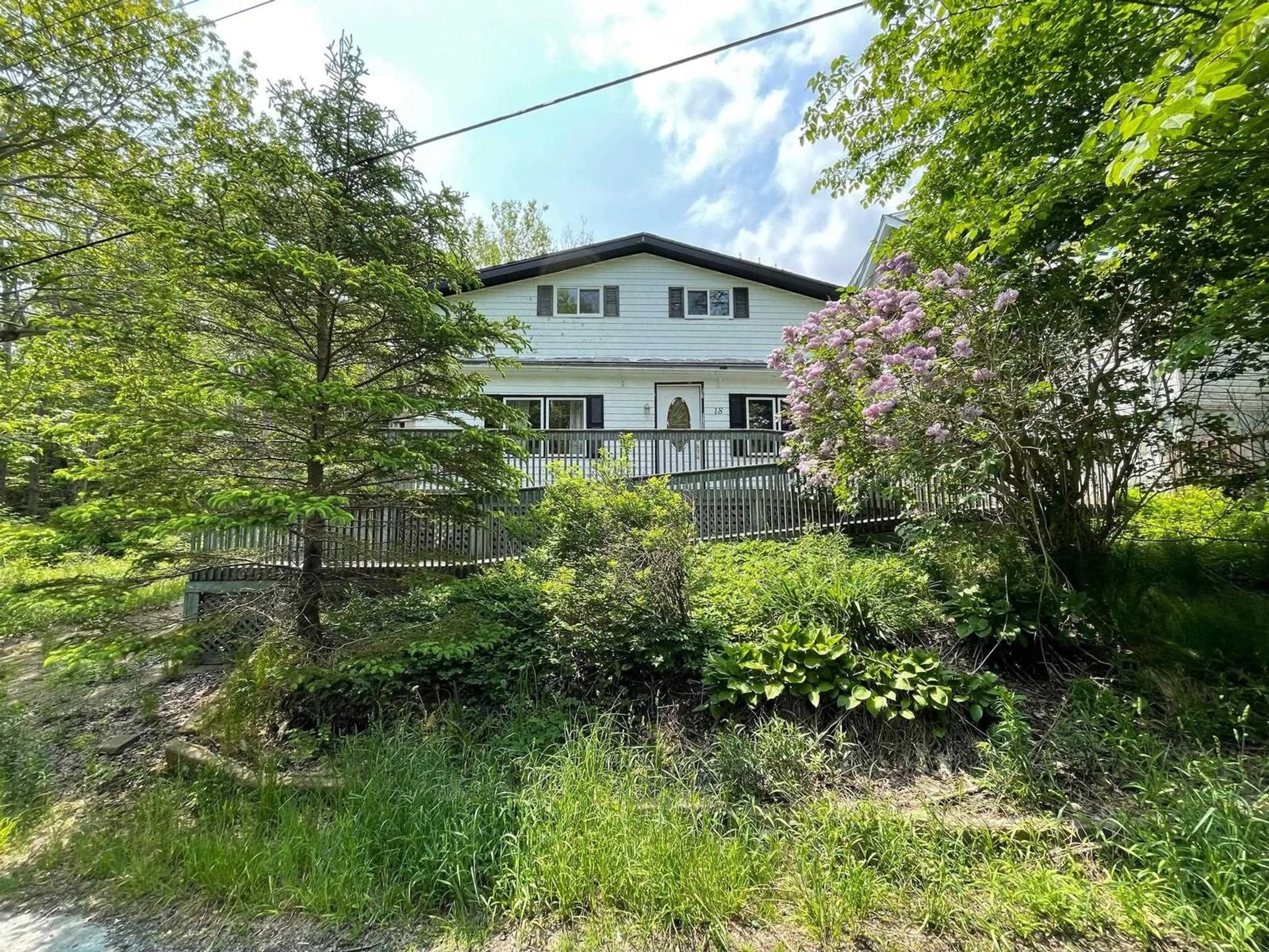 A pic from outside/outdoor area/front of a property/back of a property/a pic from drone, street for 18 Coronet Ave, Halifax Nova Scotia B3N 1L5