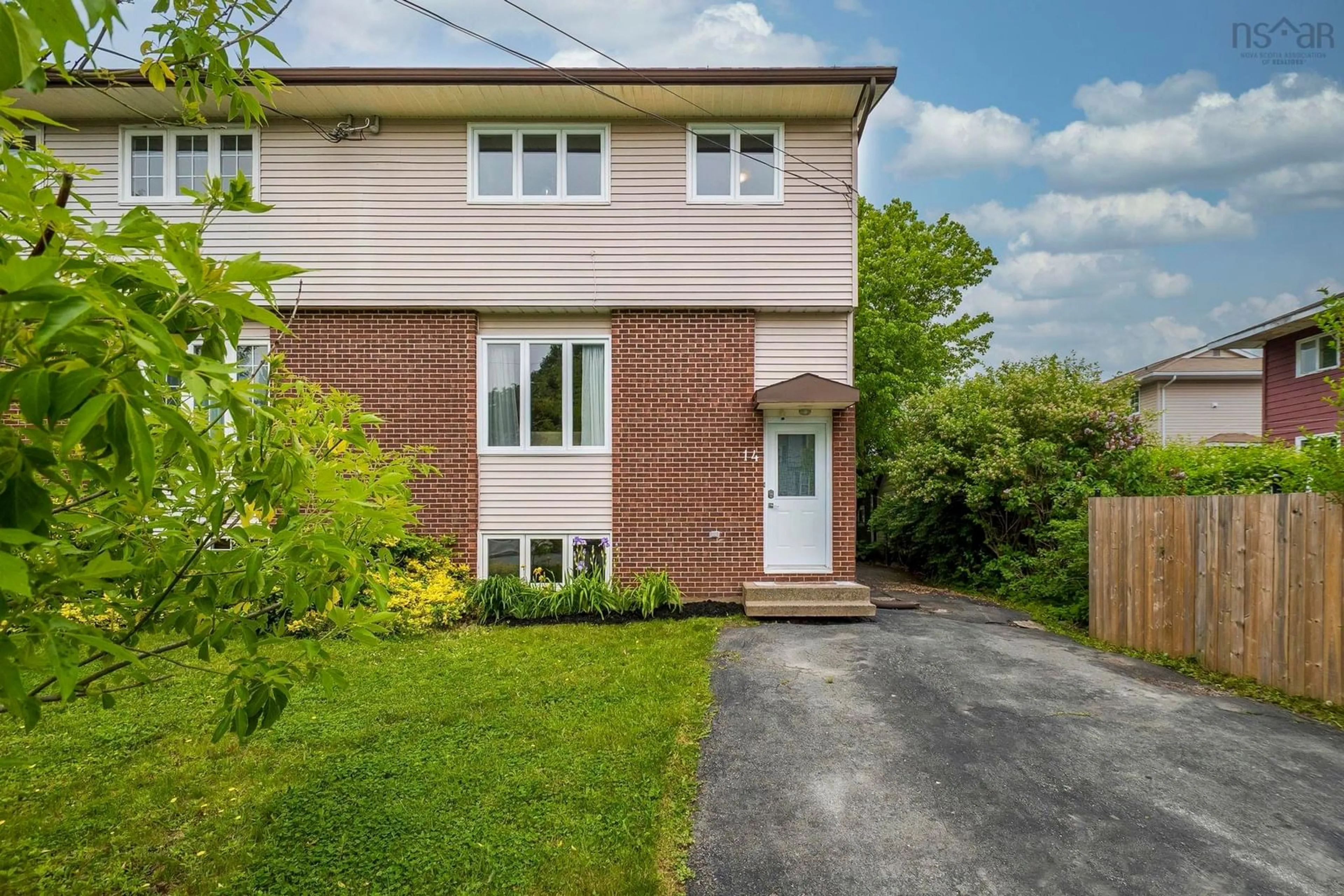 Home with brick exterior material, street for 14 Ancona Pl, Dartmouth Nova Scotia B2X 3K8