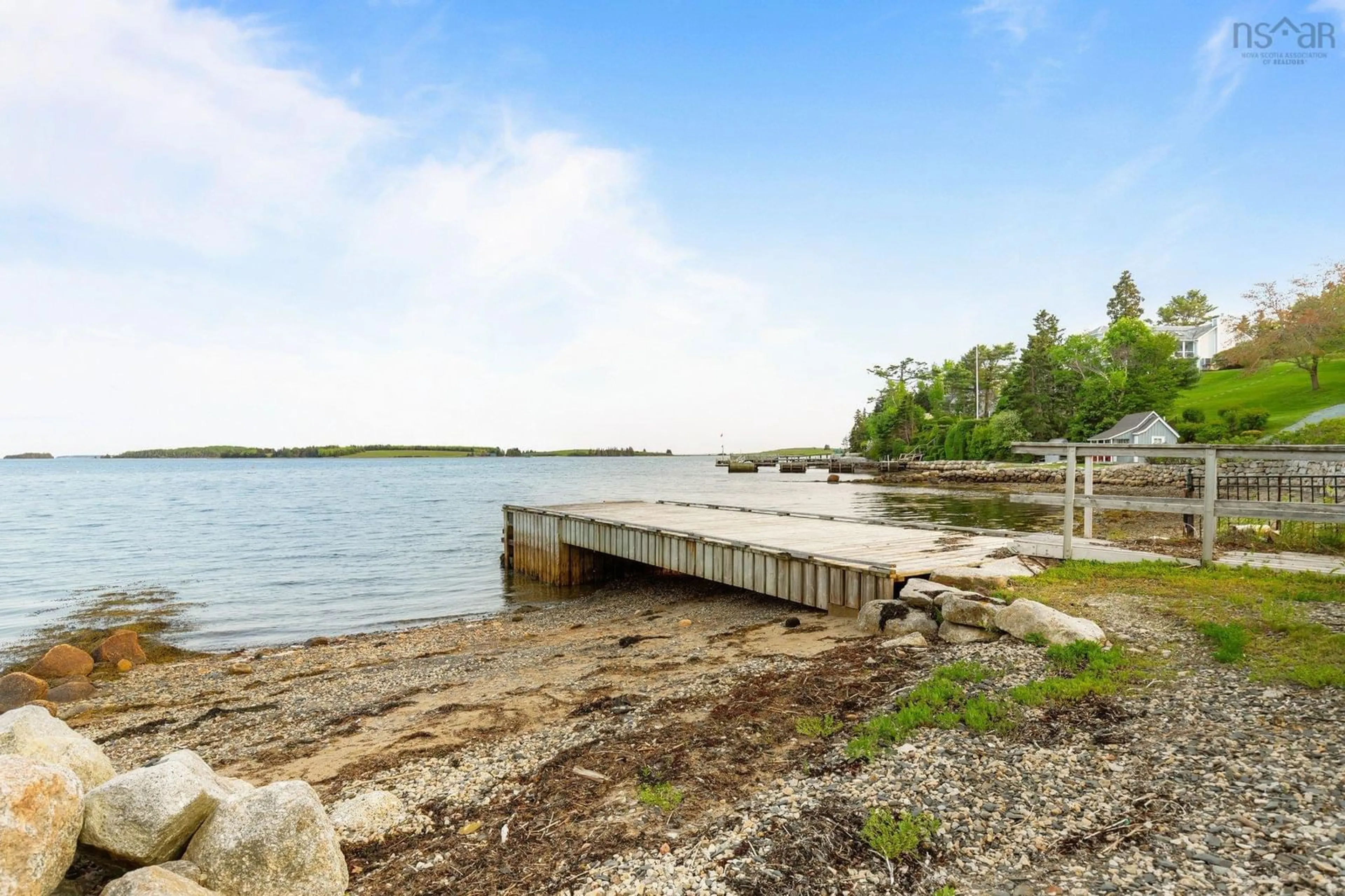 Patio, water/lake/river/ocean view for 4A Witmere Dr, Chester Nova Scotia B0J 1J0