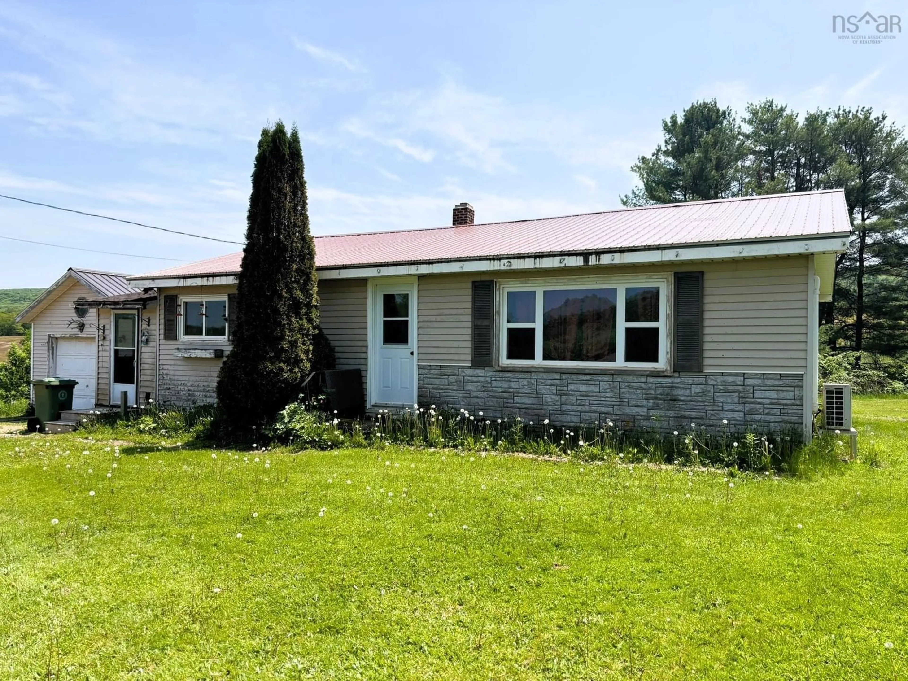 Home with vinyl exterior material, building for 3066 Canaan Rd, Canaan Nova Scotia B0M 1W0