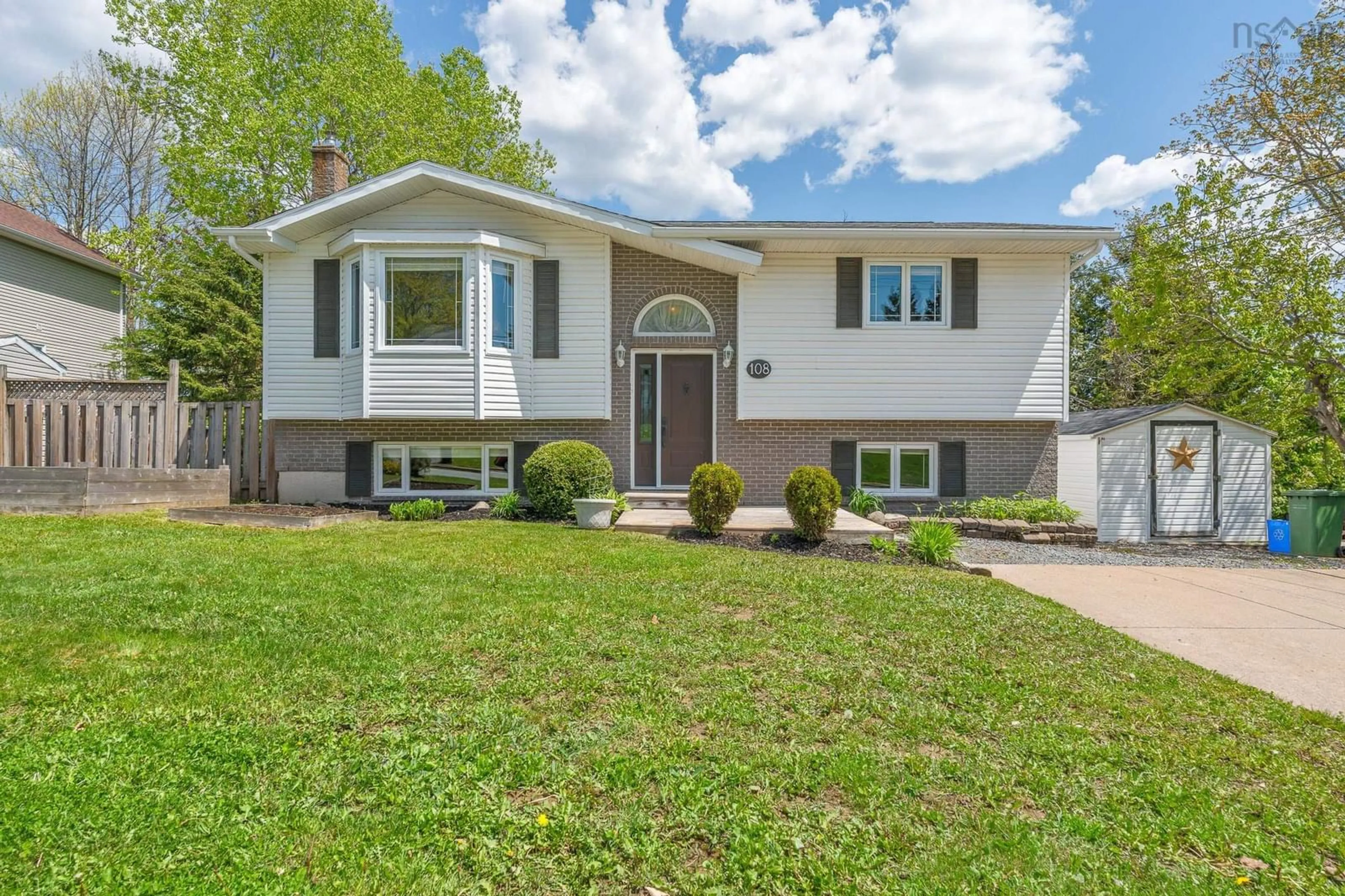 Home with vinyl exterior material, street for 108 Lumberman Dr, Middle Sackville Nova Scotia B4E 2W1