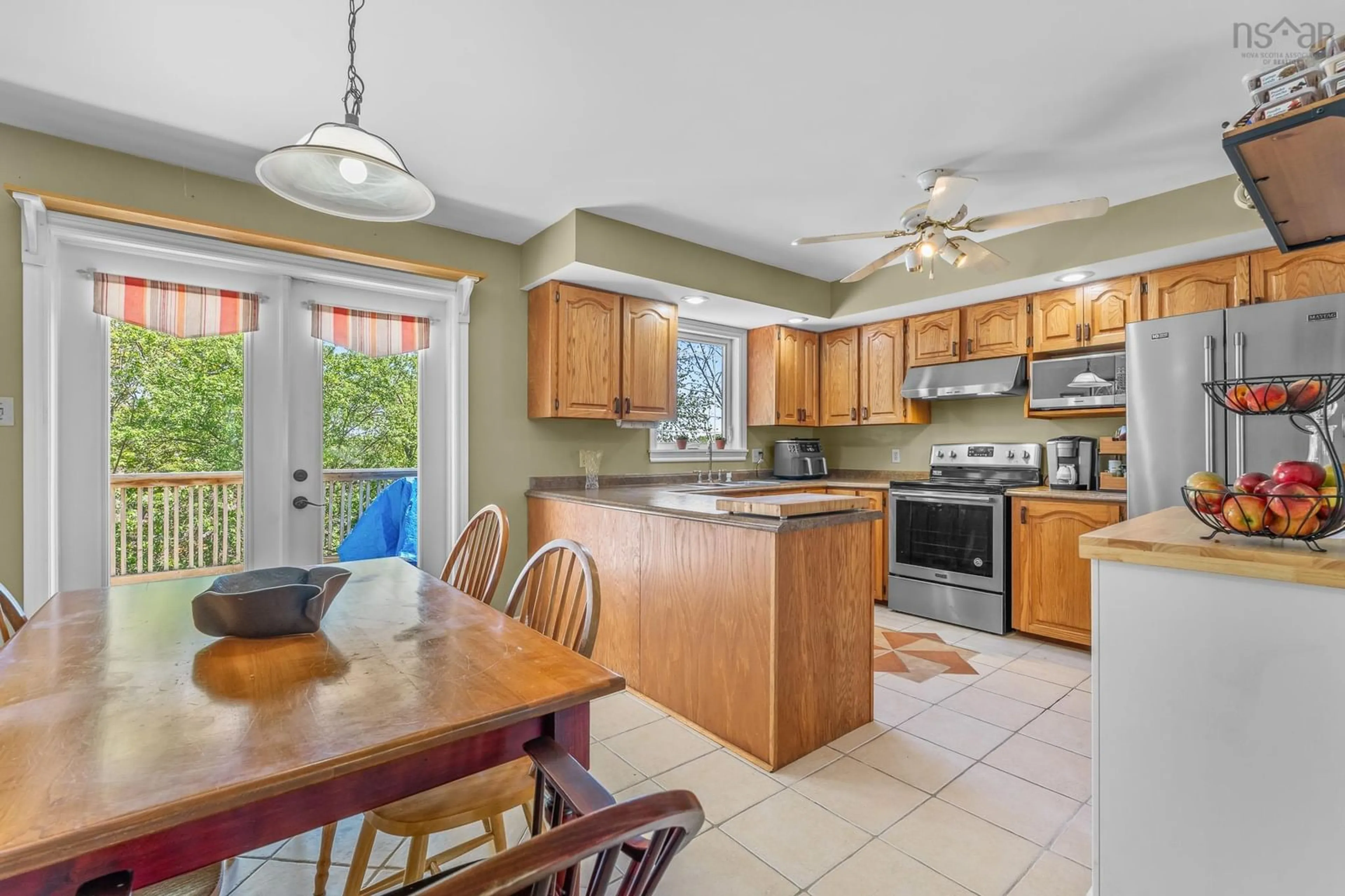 Open concept kitchen, ceramic/tile floor for 108 Lumberman Dr, Middle Sackville Nova Scotia B4E 2W1