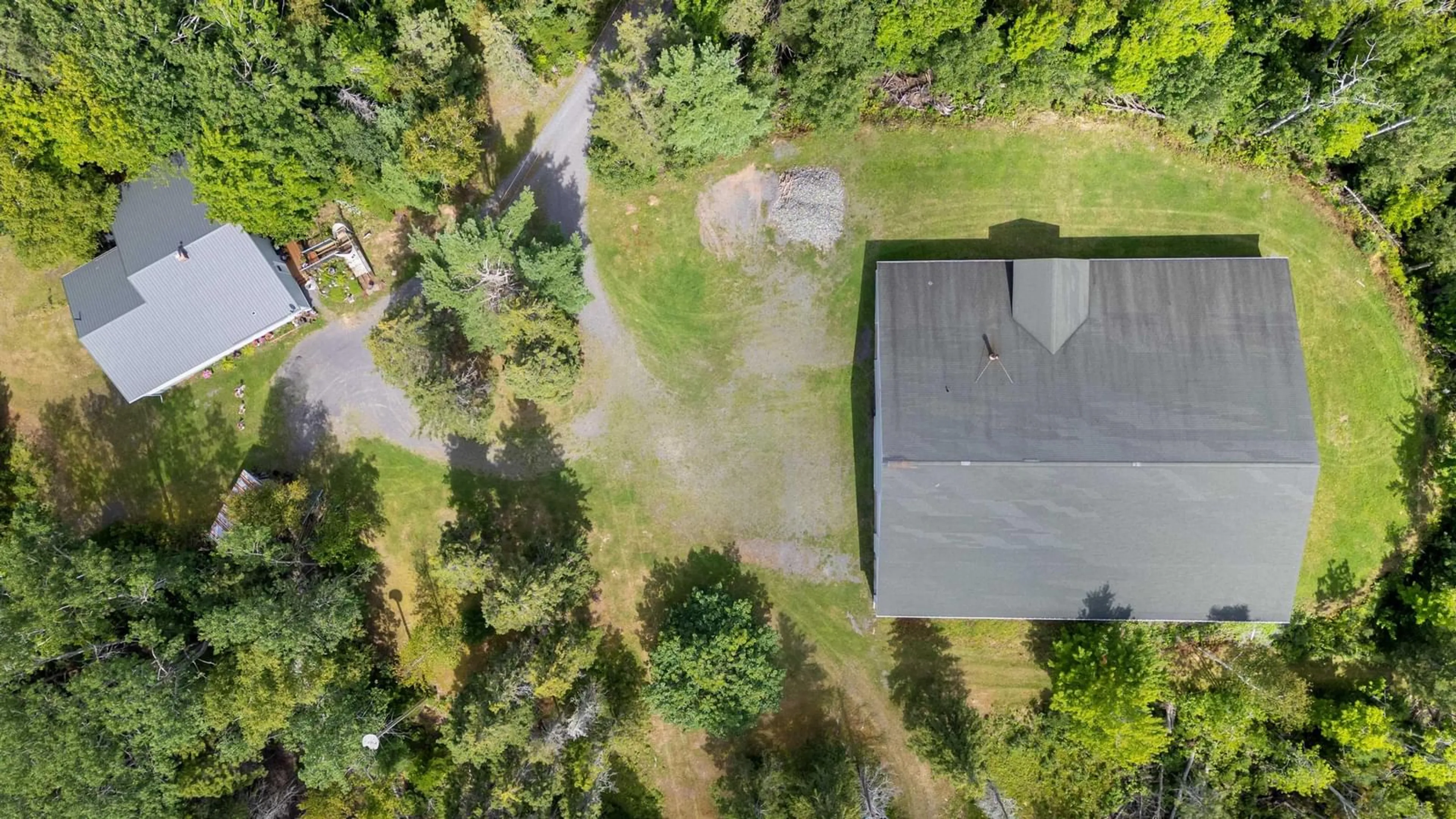 A pic from outside/outdoor area/front of a property/back of a property/a pic from drone, forest/trees view for 868 Egypt Rd, Little Harbour Nova Scotia B0K 1X0