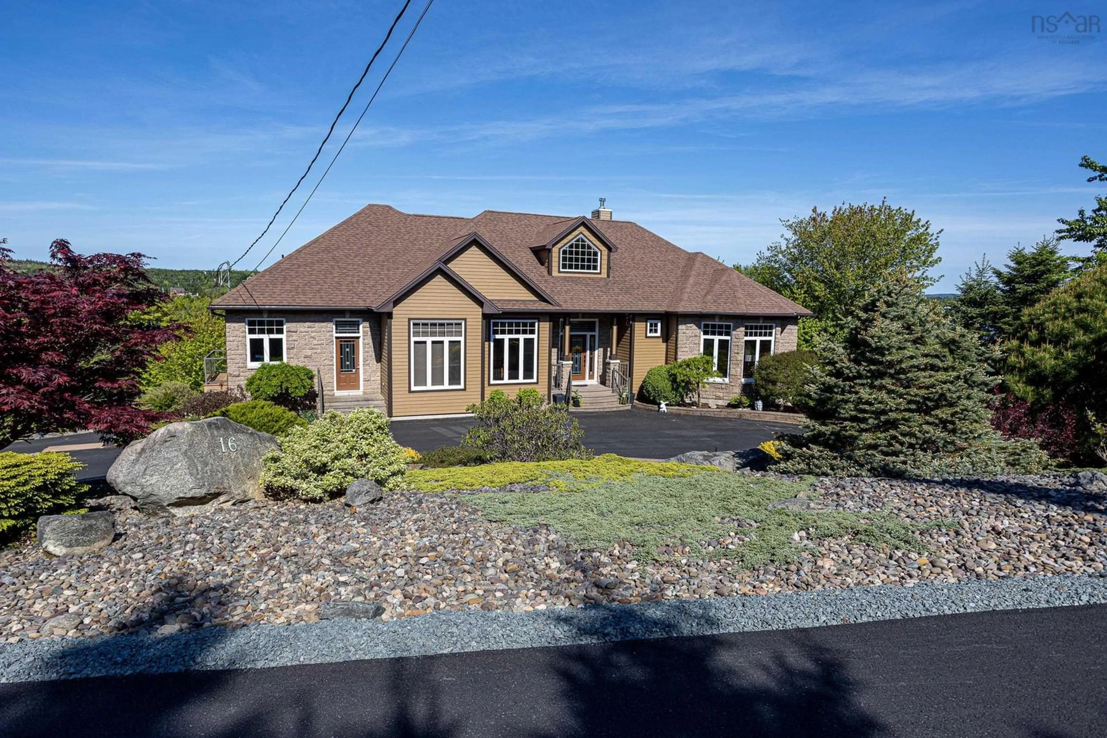 A pic from outside/outdoor area/front of a property/back of a property/a pic from drone, unknown for 16 Joan Elizabeth Way, Porters Lake Nova Scotia B3E 1N9